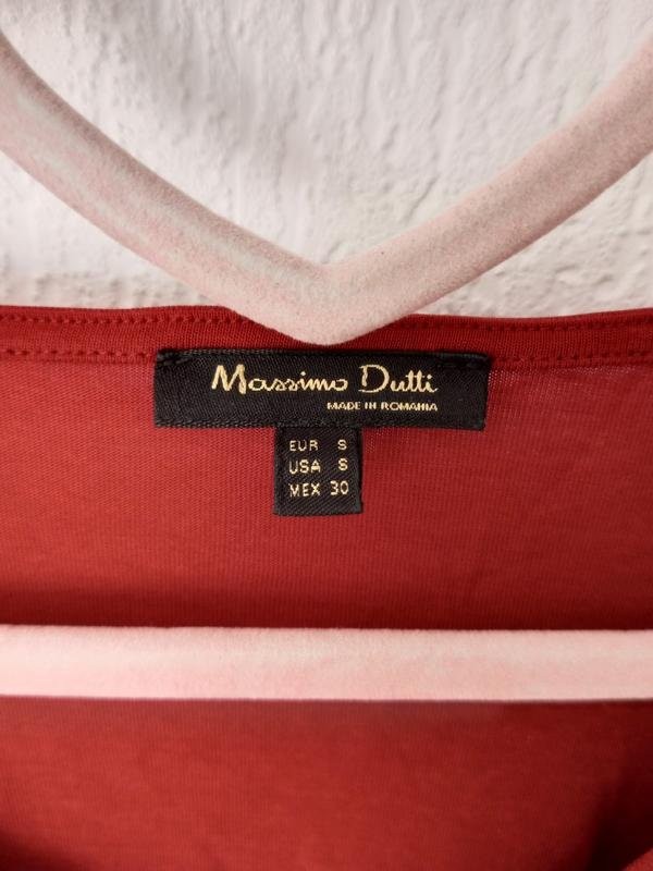 Women Massimo Dutti Shirt Burgundy 36 / S / 44 #MXIT