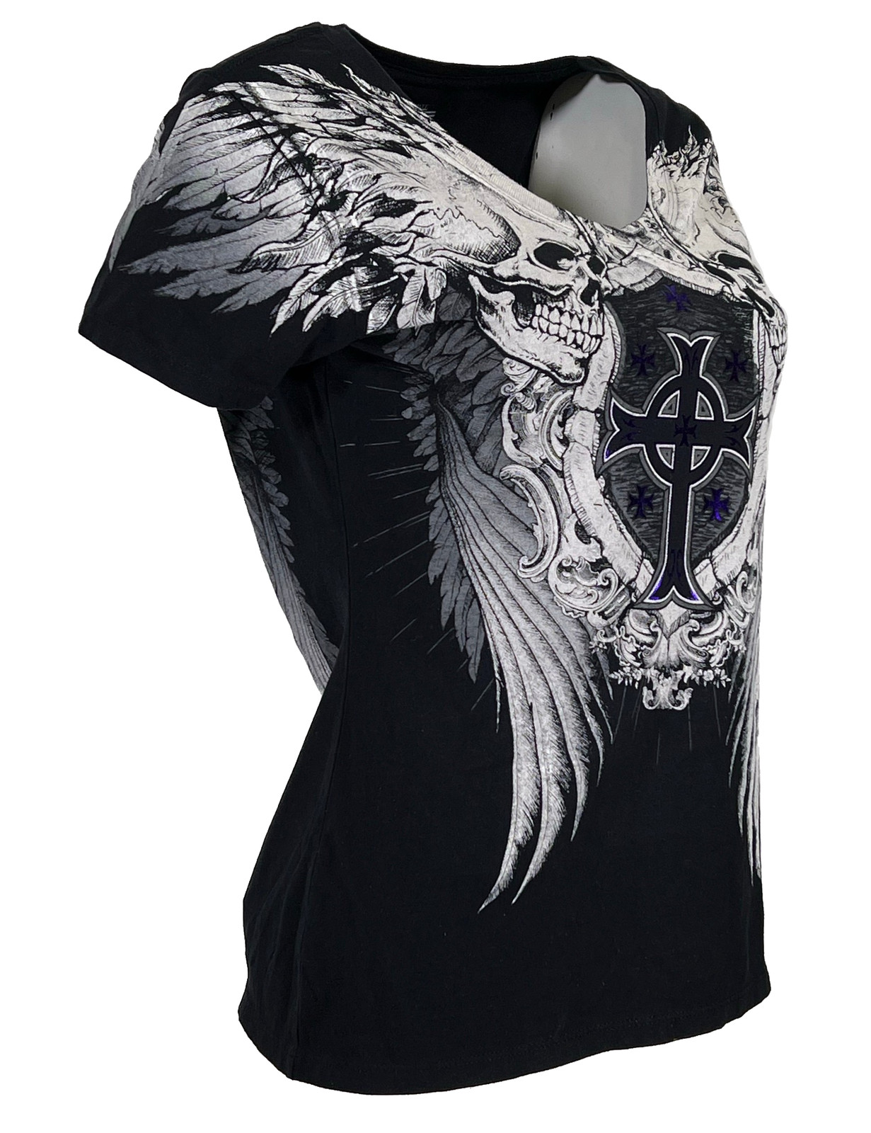 Xtreme Couture By Affliction Women’s T-shirt PULVERIZE Black