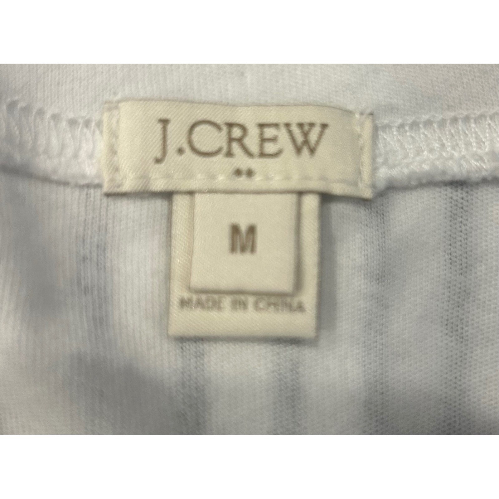 J.Crew Womens Mixed Media Striped Tank Top Navy White Sleeveless, minimalist. M