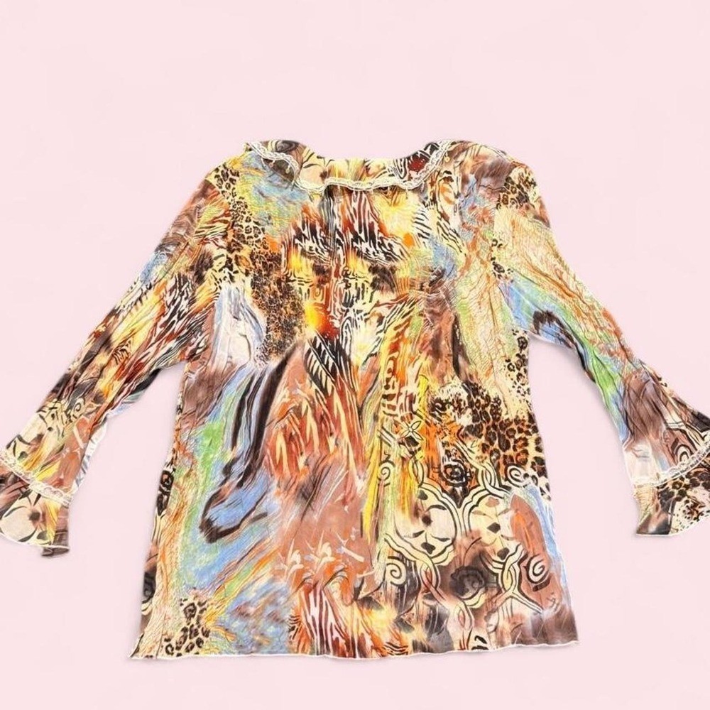 Unique Bay Studio long sleeve top with sequin and bead detailing