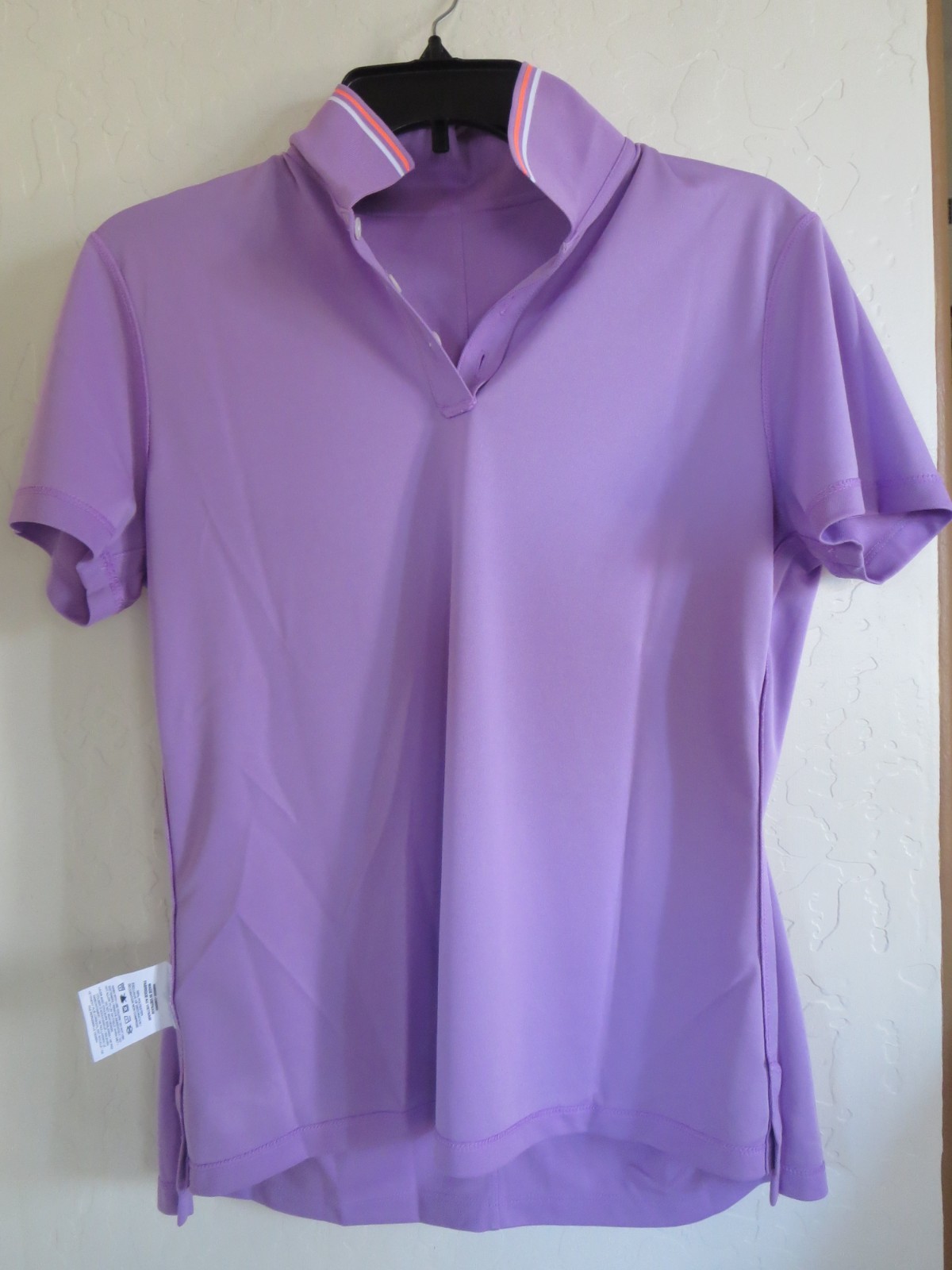 NIKE MOVE TO ZERO DRI FIT WOMEN SHORT SLEEVE GOLF POLO SHIRT, LILAC, MEDIUM, NWT