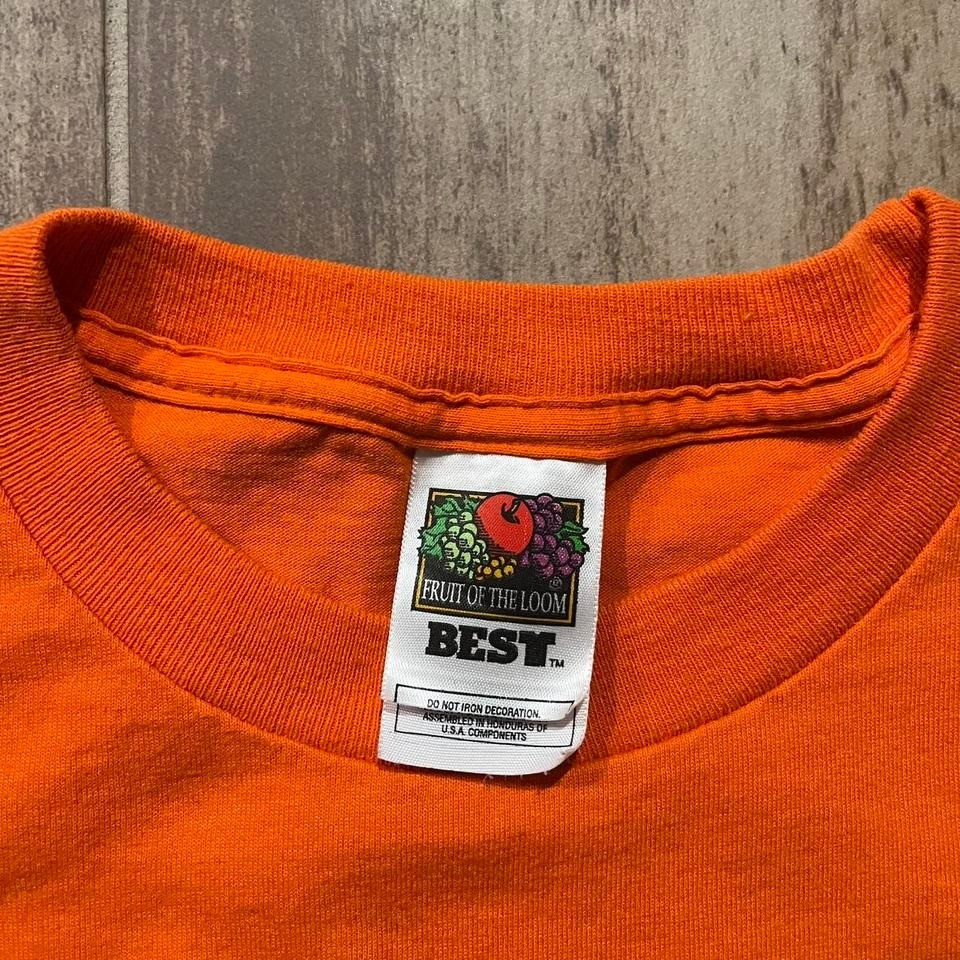 VTG Snapfinger Italy T-Shirt Women’s S Orange Polycotton FOTL Turtle Field Day