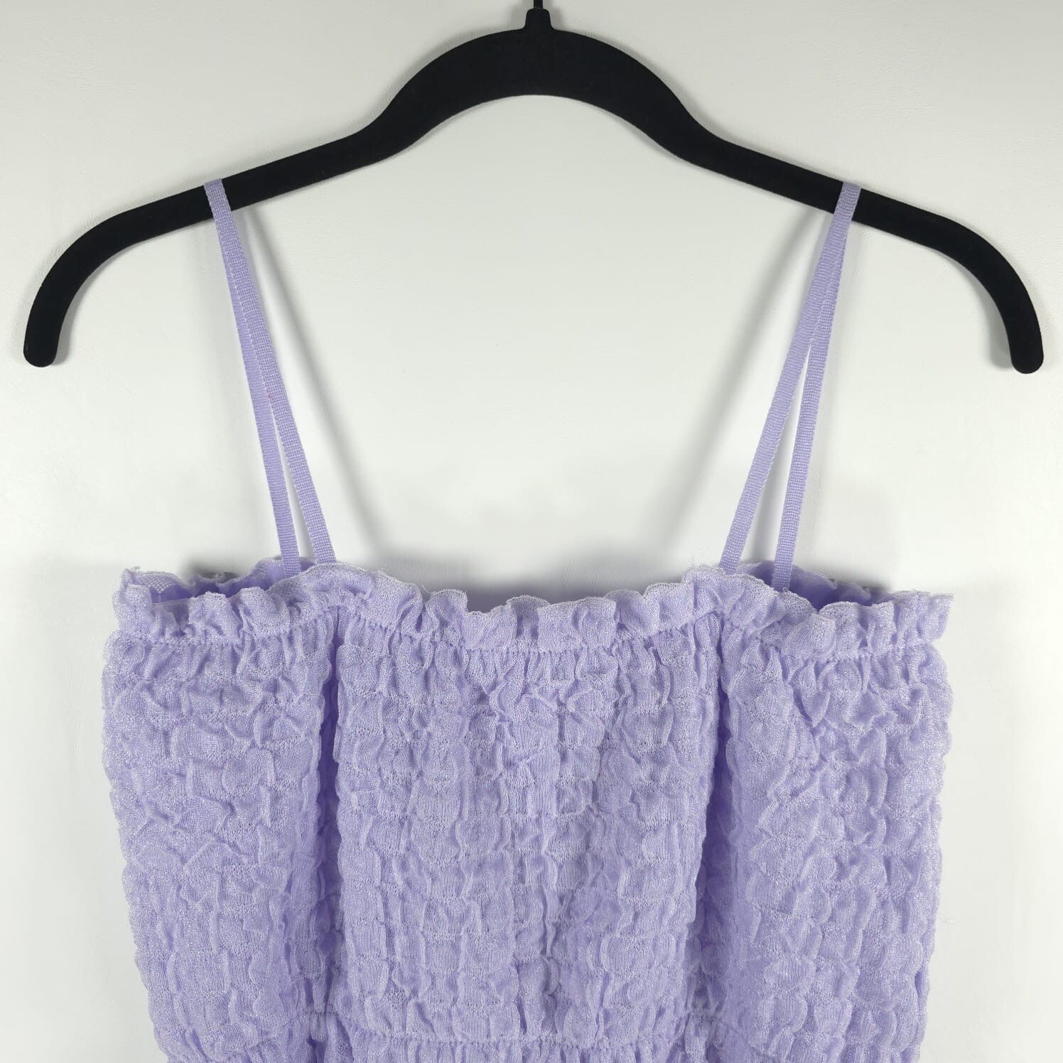NWOT ZARA Elastic Waist Spaghetti Straps Mesh Camisole Top 2142/081 MEDIUM