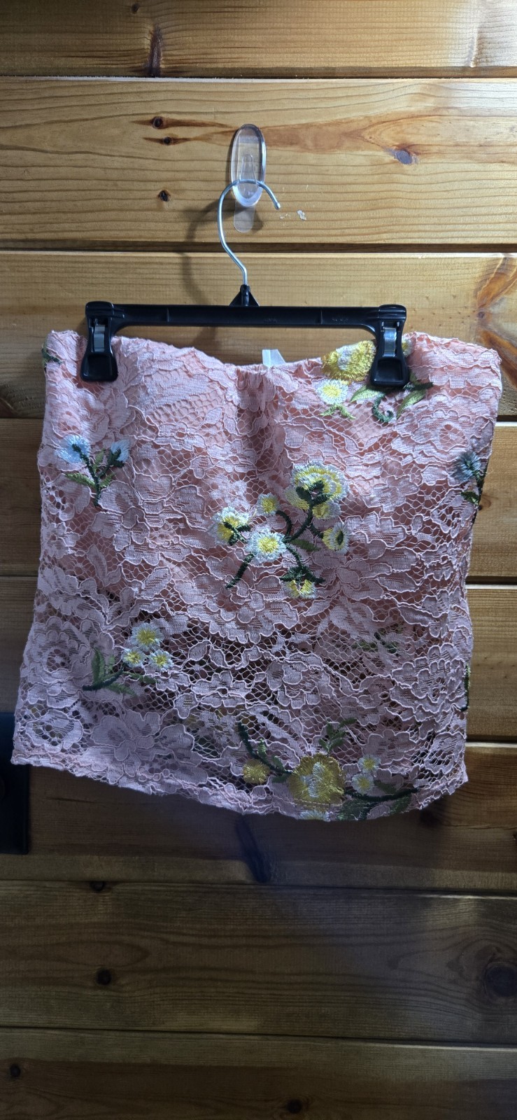 Y2K Pink Floral Lave Cami By Freesia Small Lined 0120