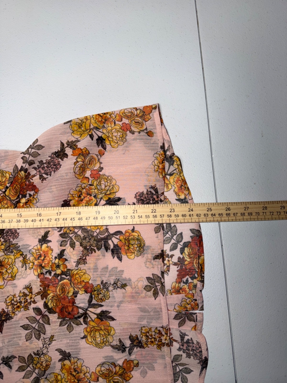 A new day top womens size small sleeveless patterned button up multicolored