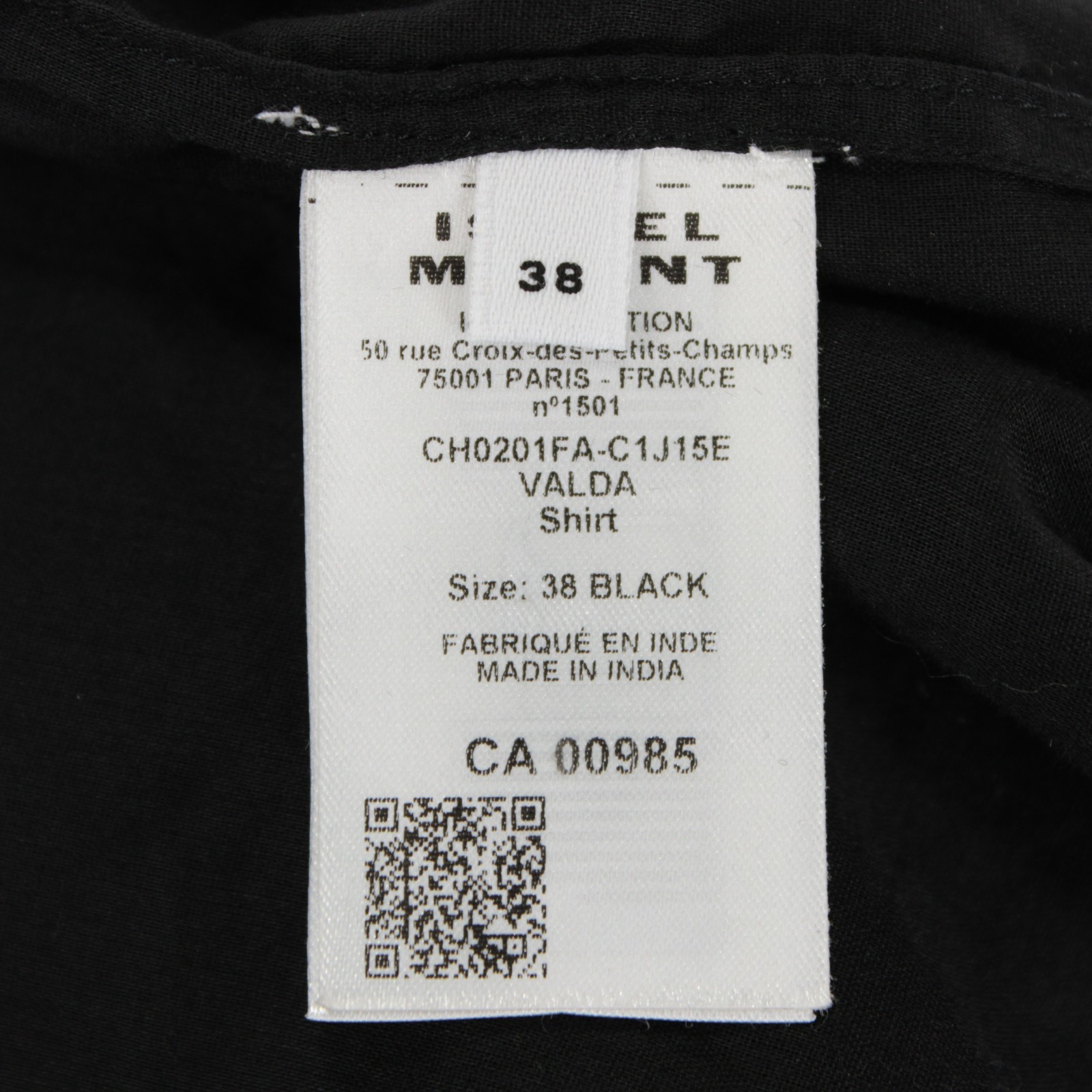 Isabel Marant Etoile NWT Valda Semi Sheer Top Size 38 (US 6) in Black