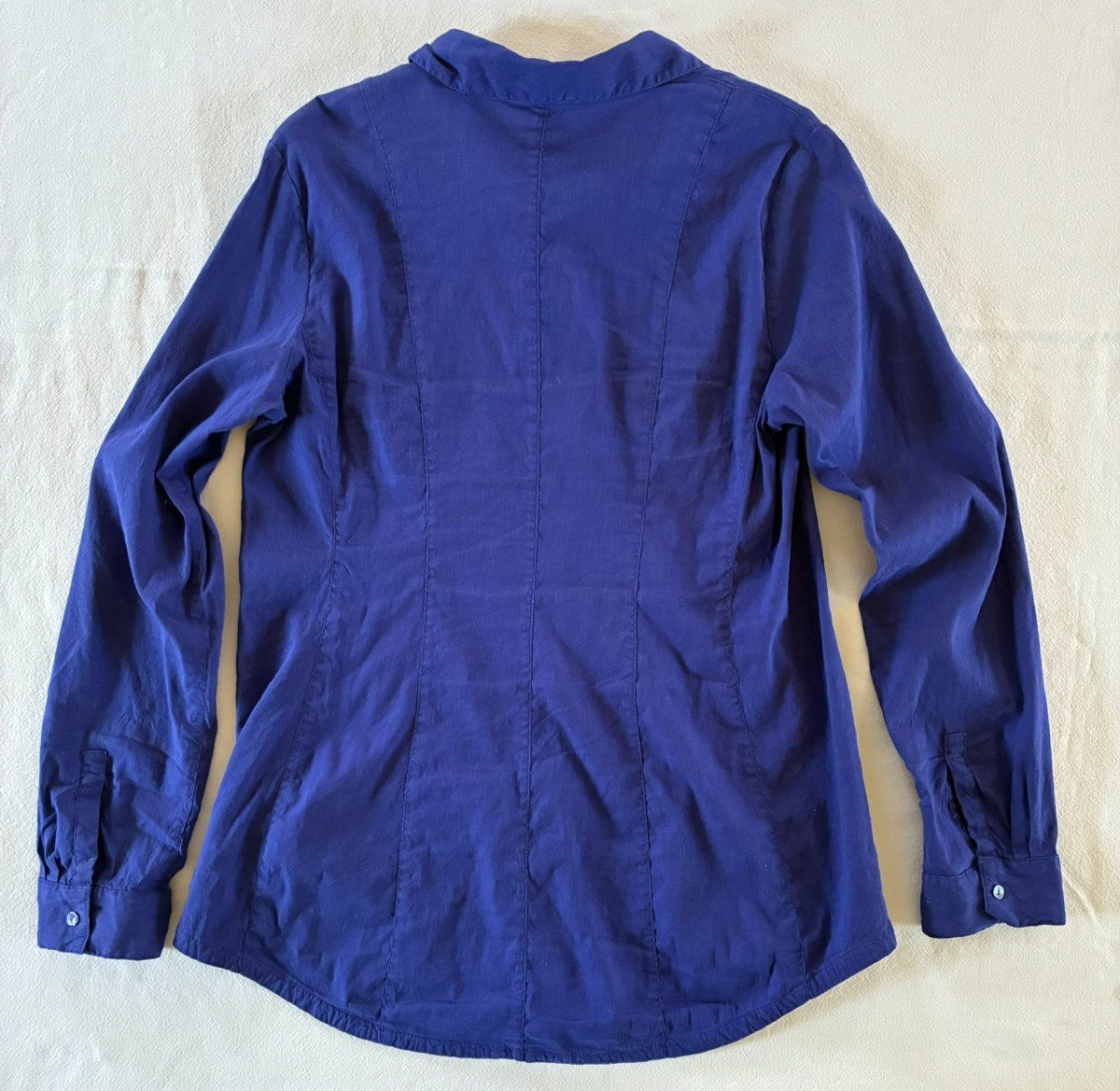 EILEEN FISHER Linen Blend Stretch Tunic Blouse Women’s Medium
