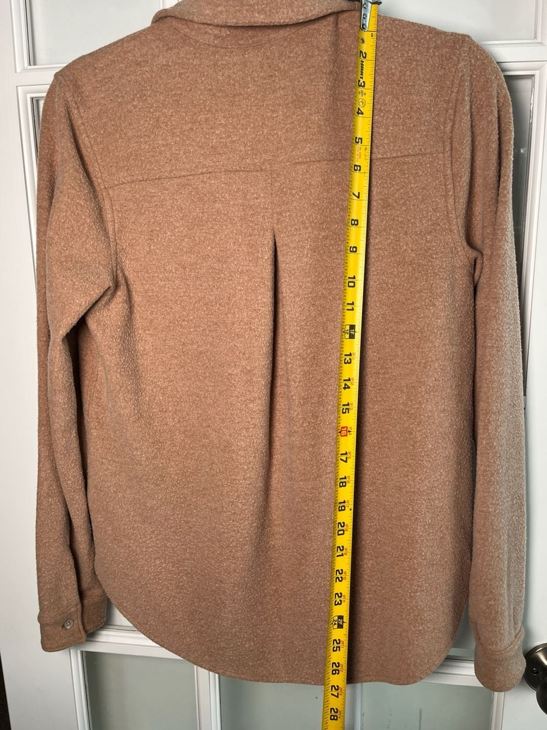 Alpine Design Women’s Brown Long Sleeve Button-Front Fleece Shirt Jacket
