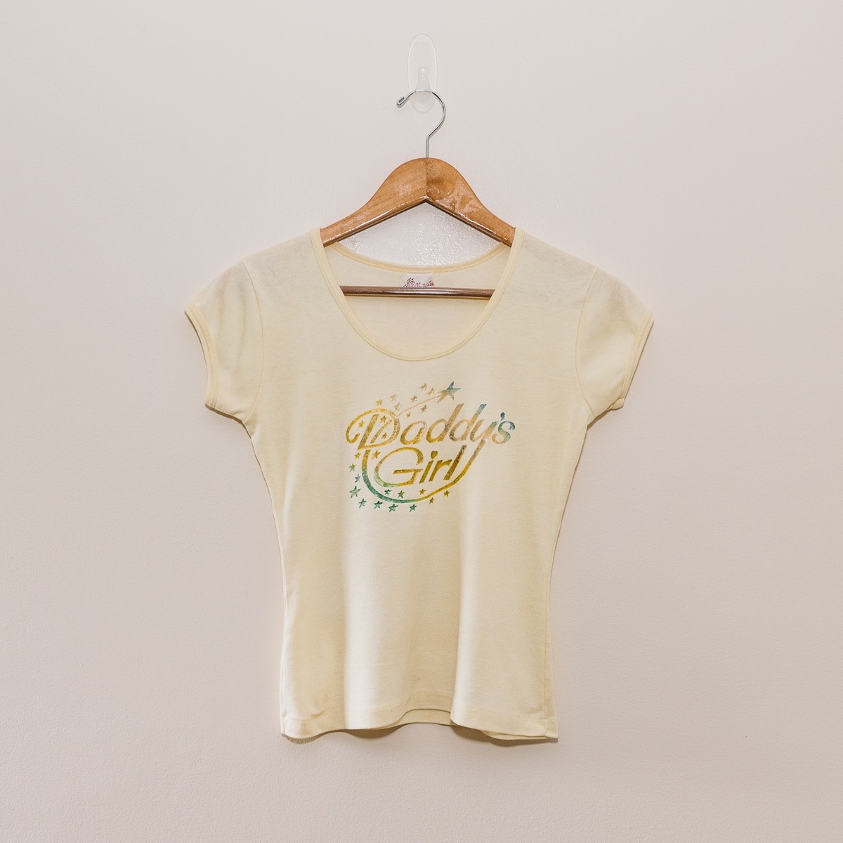 1978 Daddy’s Girl Roach Women’s Baby Tee Single Stitch Shirt Medium 70s Vintage