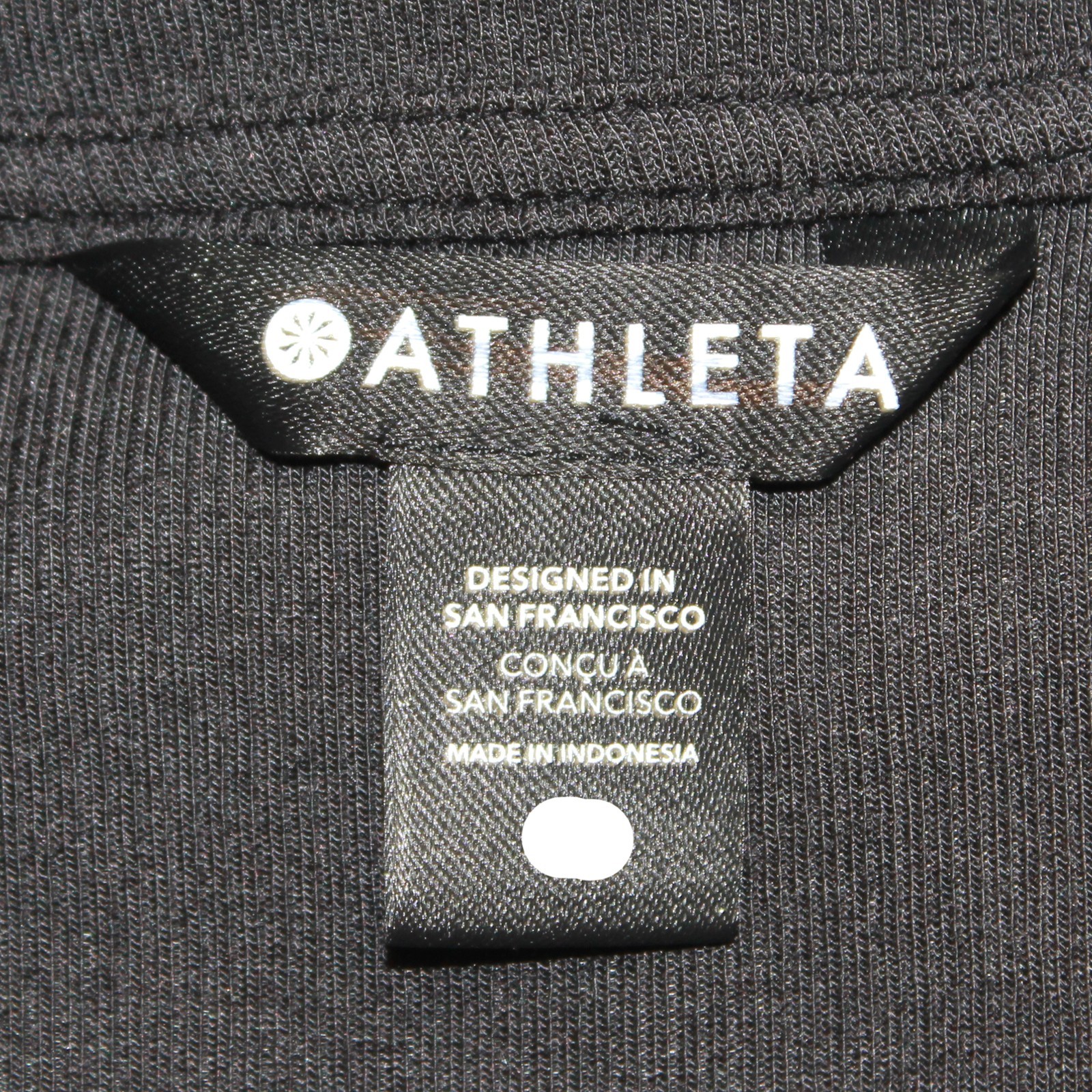 Athleta Plus Size Intimates & Sleepwear Ribbed Knit Black TOP Tank 1X