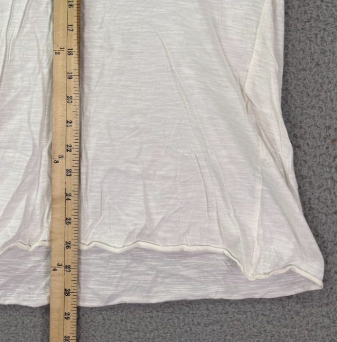 Women’s White Cami Tank Top Medium Adjustable Spaghetti Strap Lightweight
