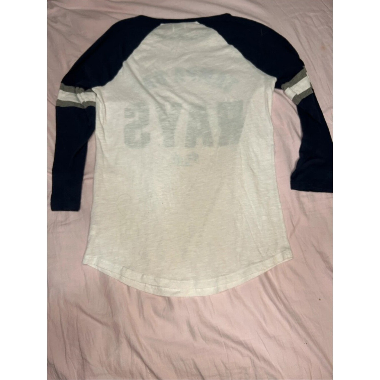 PINK VS Tampa Bay Rays Baseball Tee Bling Graphic Long Sleeve XS