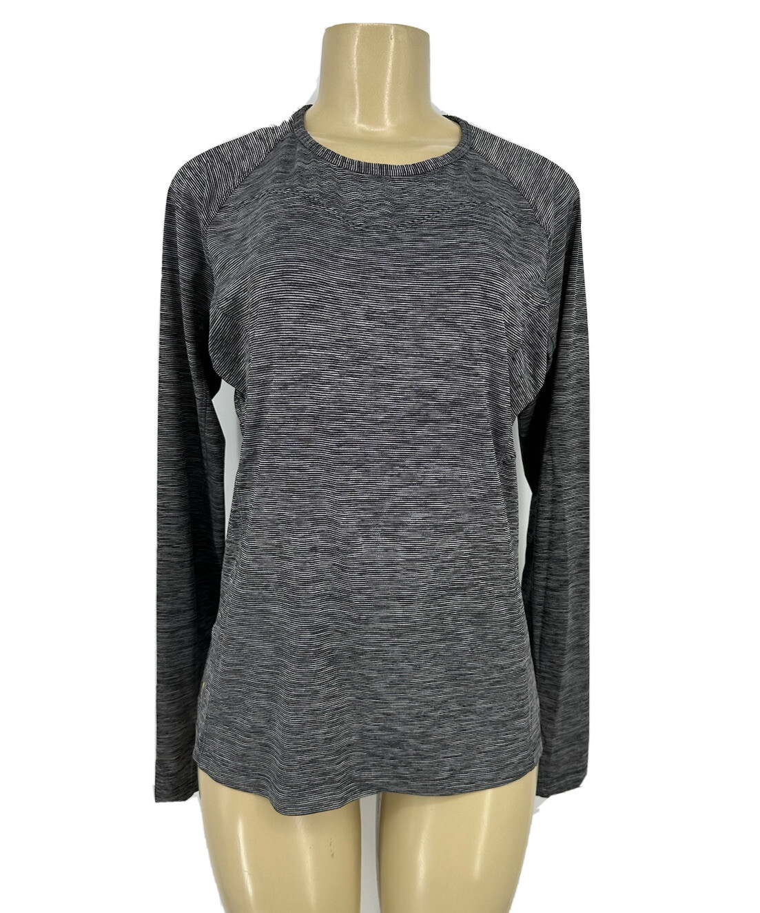 Lole Women Small Pullover Crew Neck Top Active Long Sleeve Striped X20