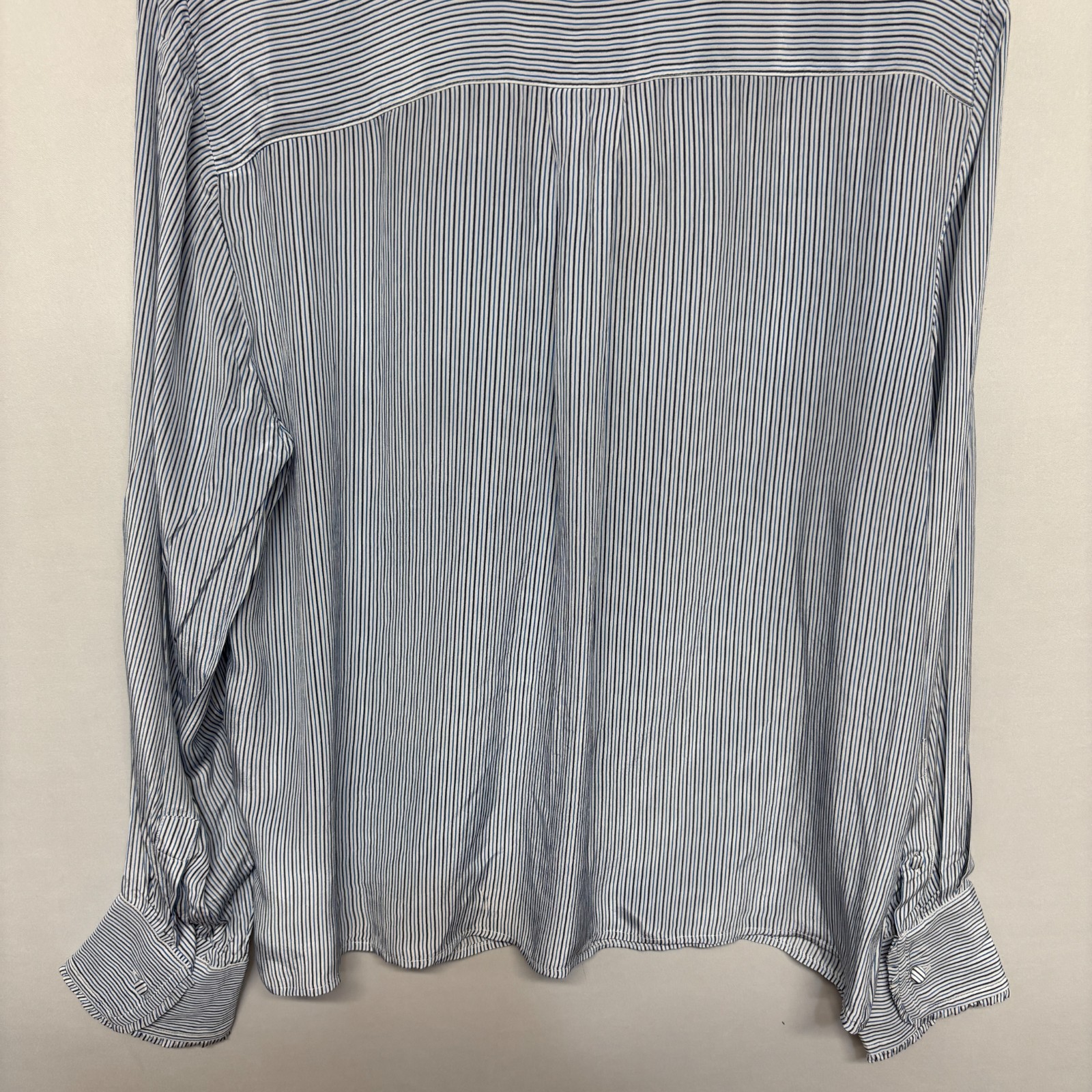 NWT J. Crew Women Removable Tie Neck Button Shirt Top Size Large SP25 C130 -4