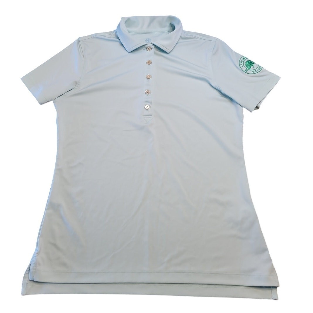 Peter Millar Teal Polo S Golfcore Preppy Athleisure EUC