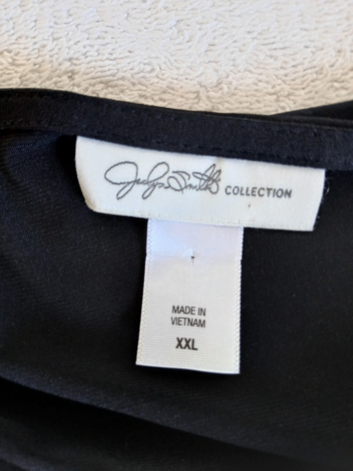 Jaclyn Smith XXL Dressy 1 Piece Cardigan Top Black Sparkle wedding Cocktail