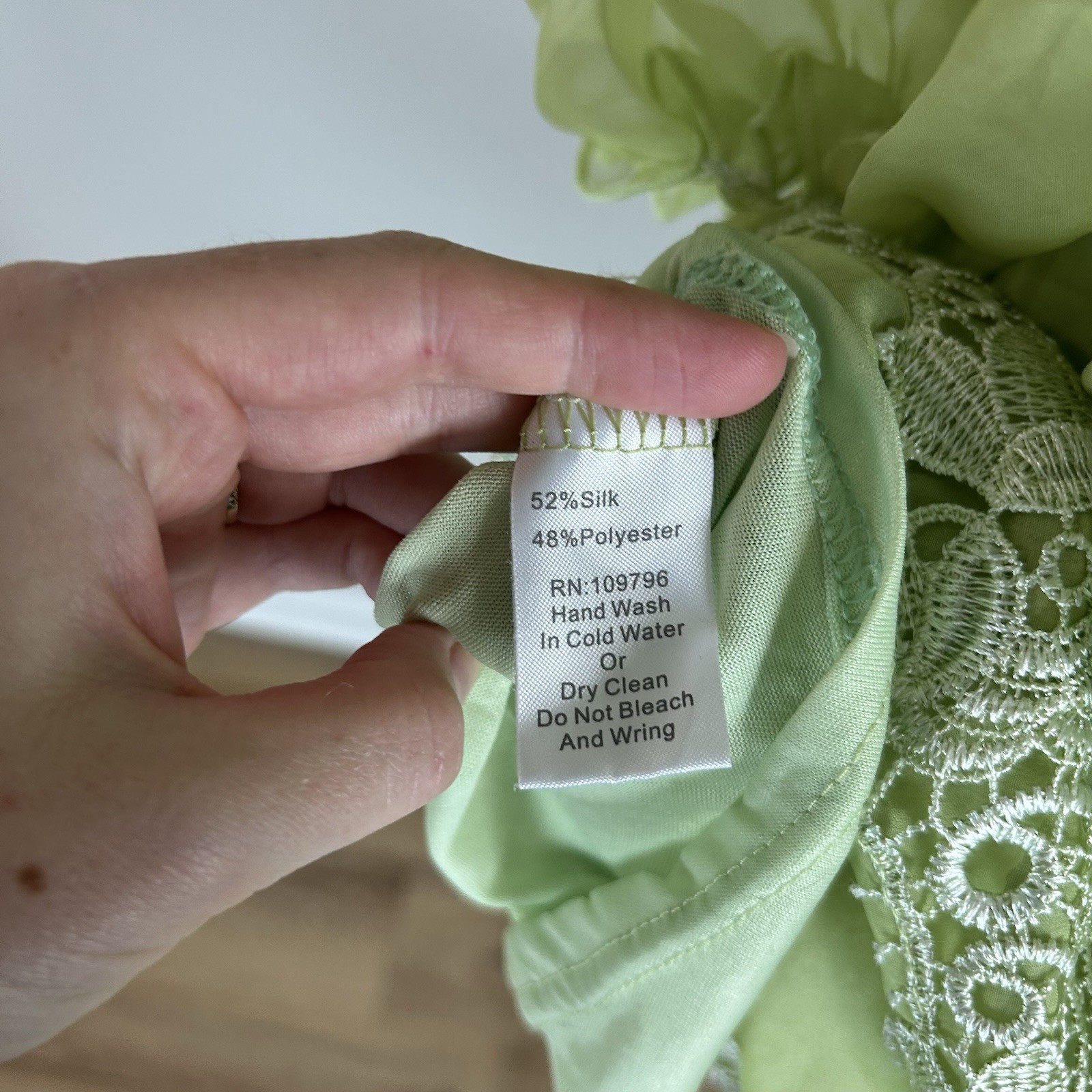 Pretty Angel Floral Silk Blend Layer Tank Top M Fairy Flowy Cottagecore Whimsy