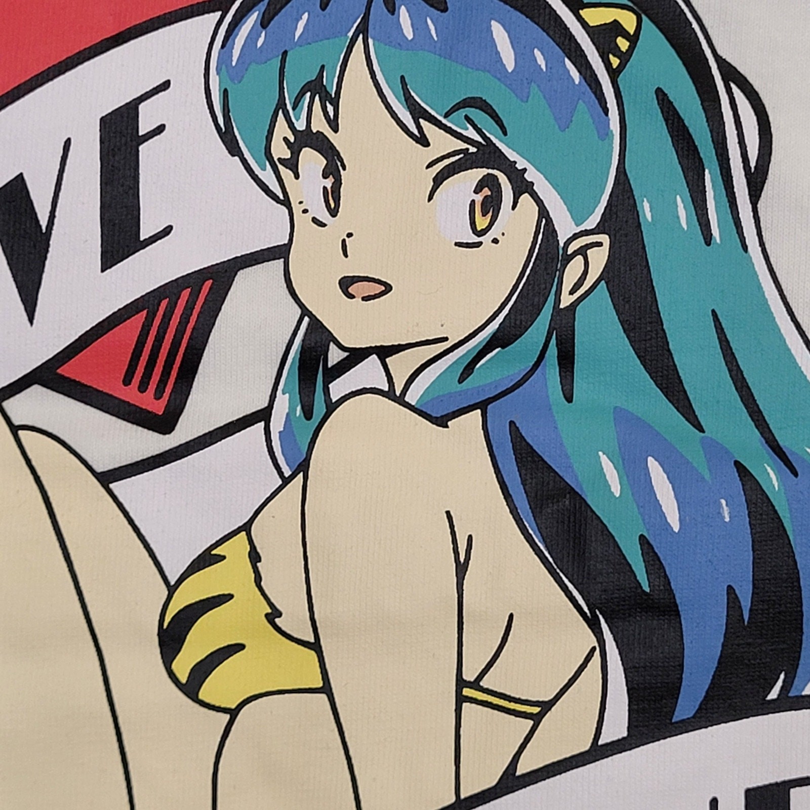 Urusei-Yatsura Lum Shirt Women Large 21×27 Anime Manga Series