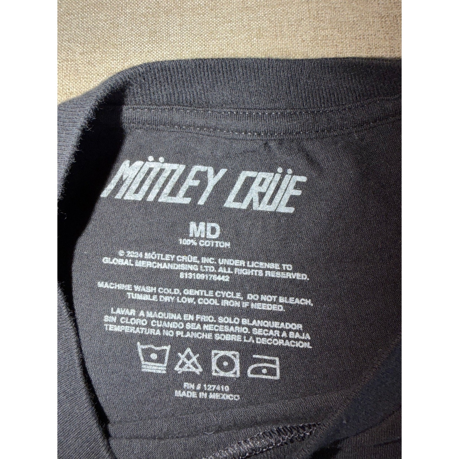 Mötley Crüe Dr. Feelgood Graphic T-Shirt – Size Medium – Officially Licensed
