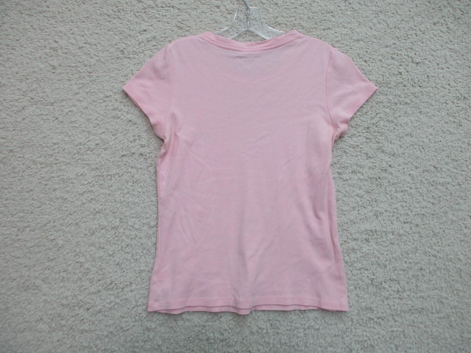 Magellan Shirt Medium Adult Pink Casual Classic Fit Outdoors Stretch Logo Womens