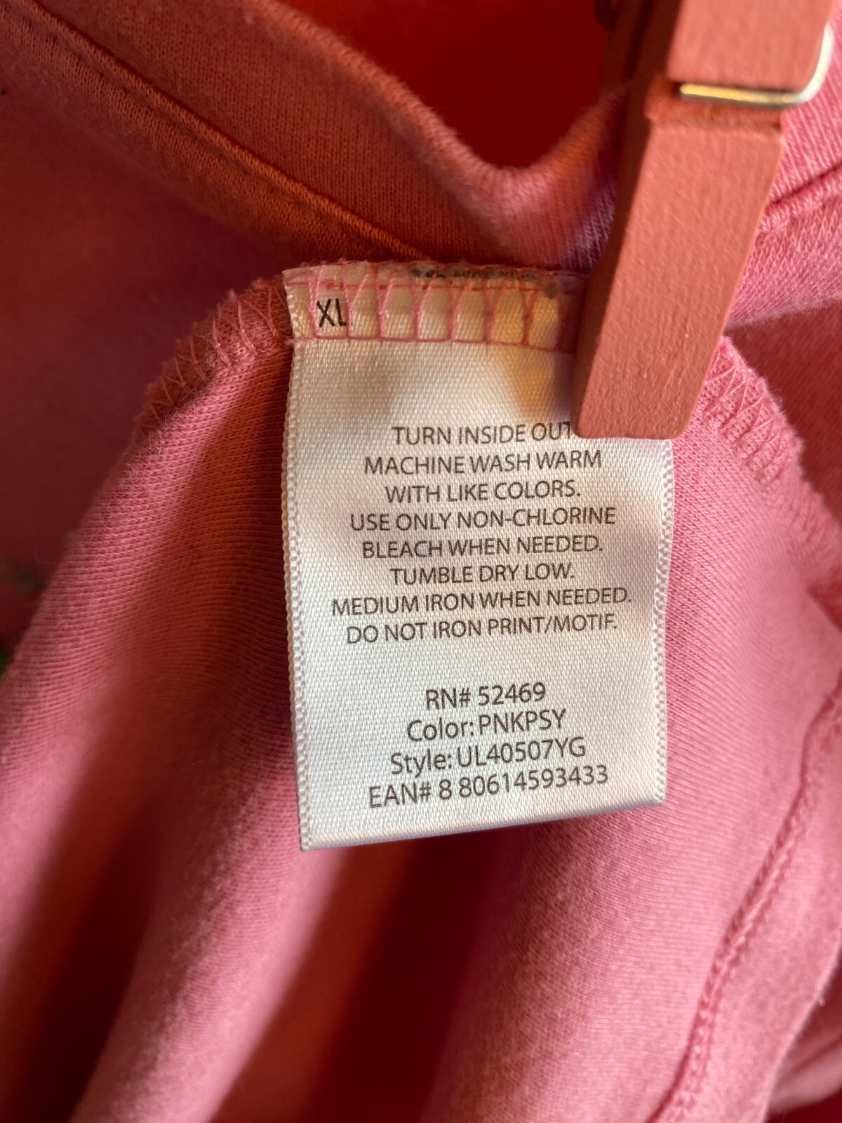Christmas Yule Blouse Top Cotton Jersey Snowmen “Let It Snow” Pink XL EUC R393