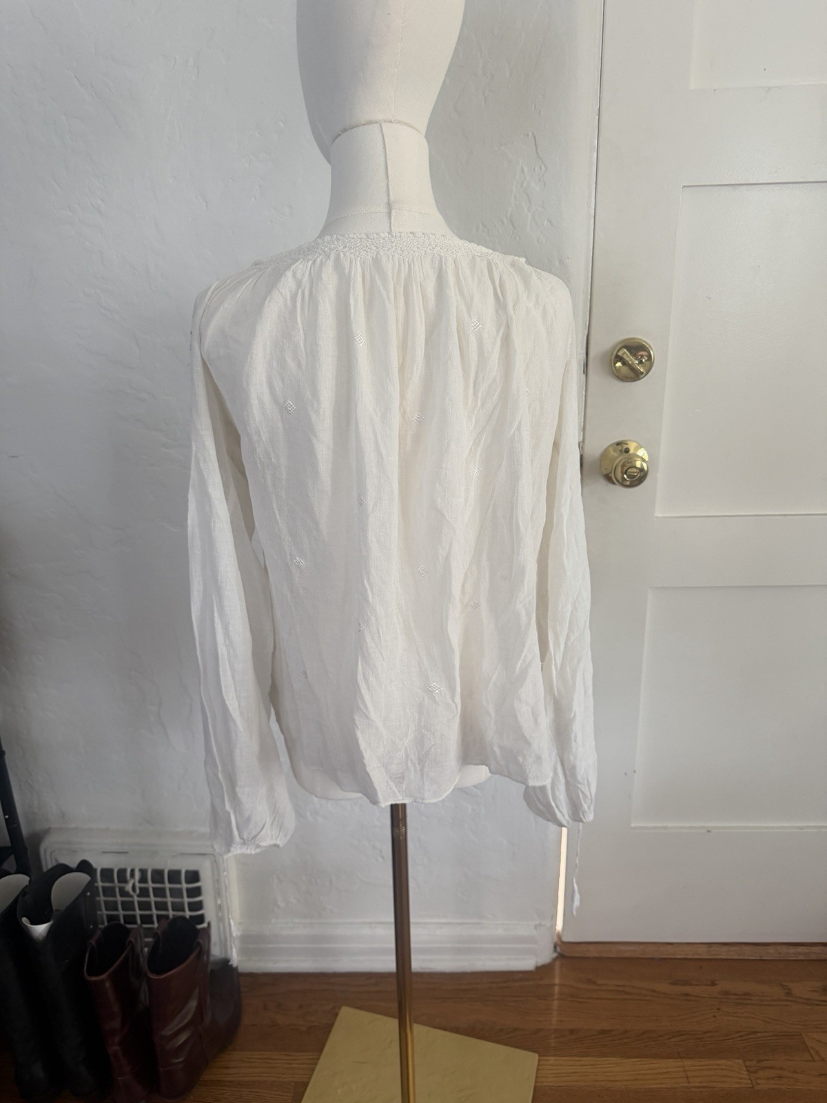 1970s peasant blouse