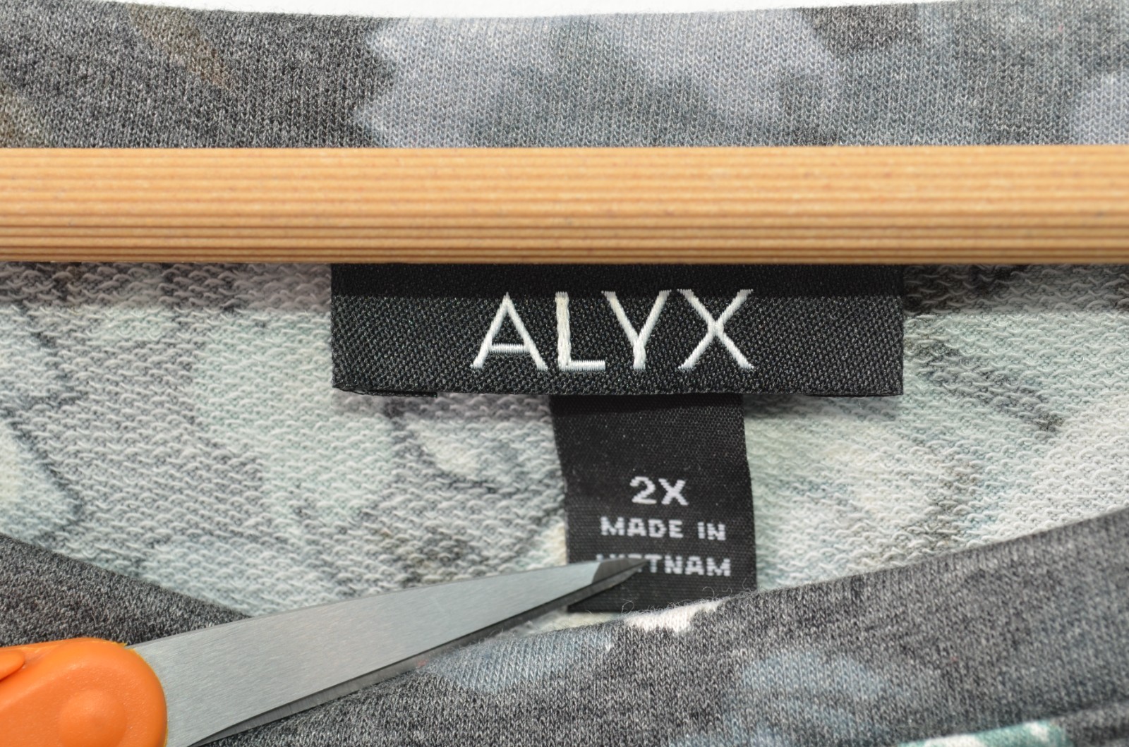 Alyx Womens Tie-Front Hem Blouse 2X Gray Jersey Polyester Blend Stretch Floral