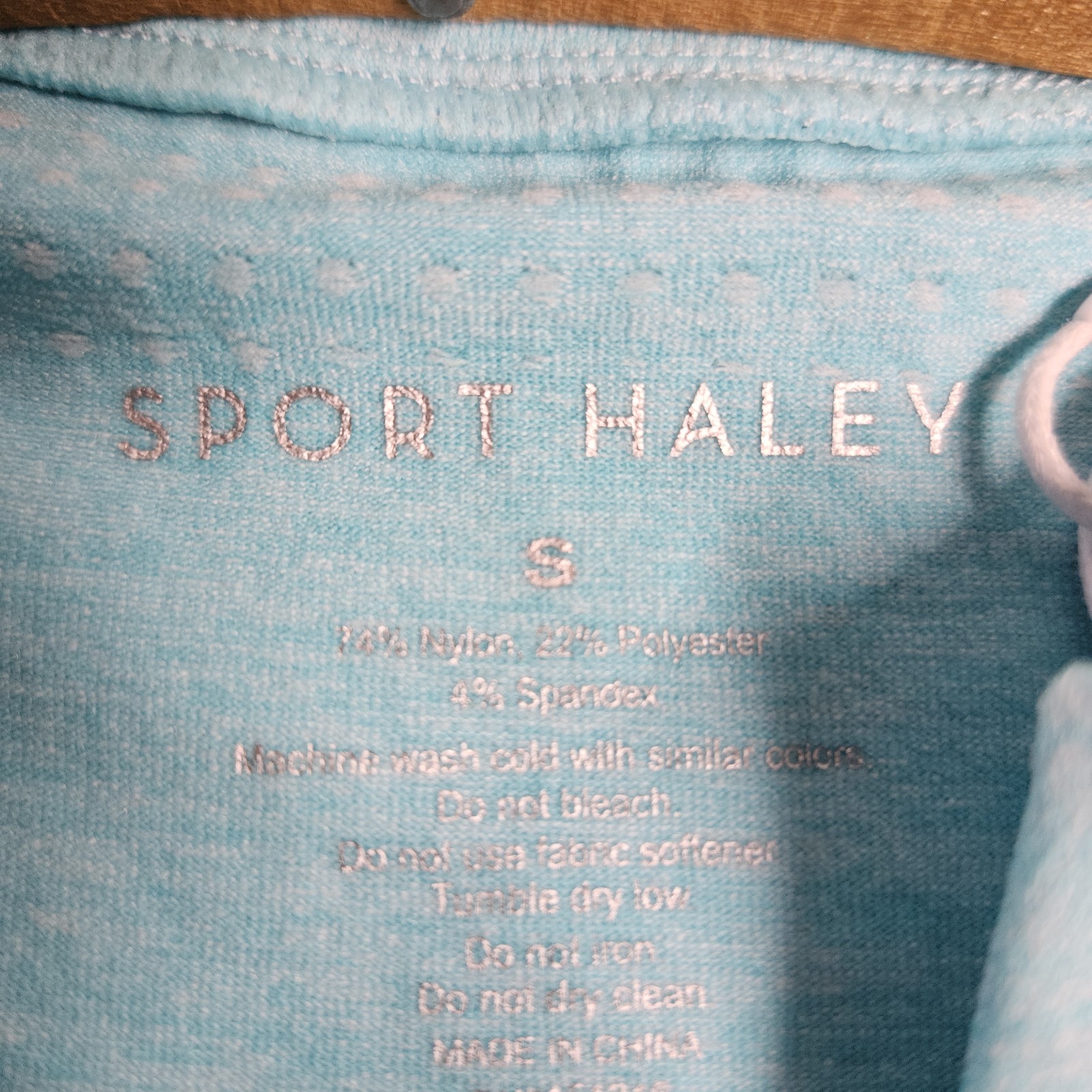 Sport Haley Blue Racerback Polo Shirt Womens Size Small NWT