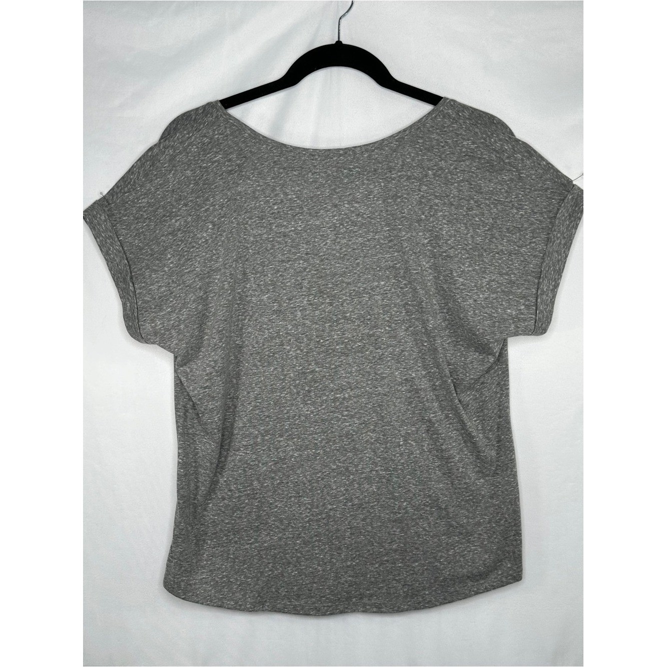 Lane Bryant NWT Cross Embellished Scoop Neck Top – Gray