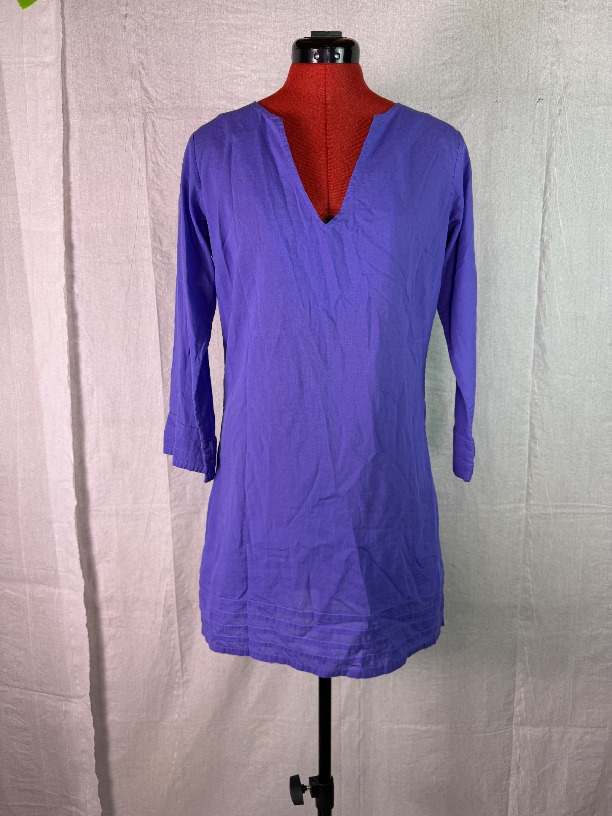 Patagonia Tunic Top Women’s Size 4 Purple Guadalupe Stylish Preppy Boho C758