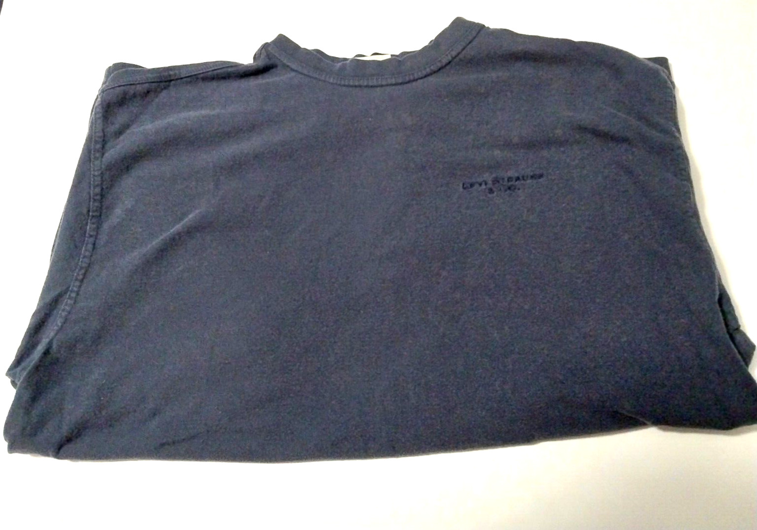 Levi Strauss Navy Shirt Size Medium Pullover Top Preowned