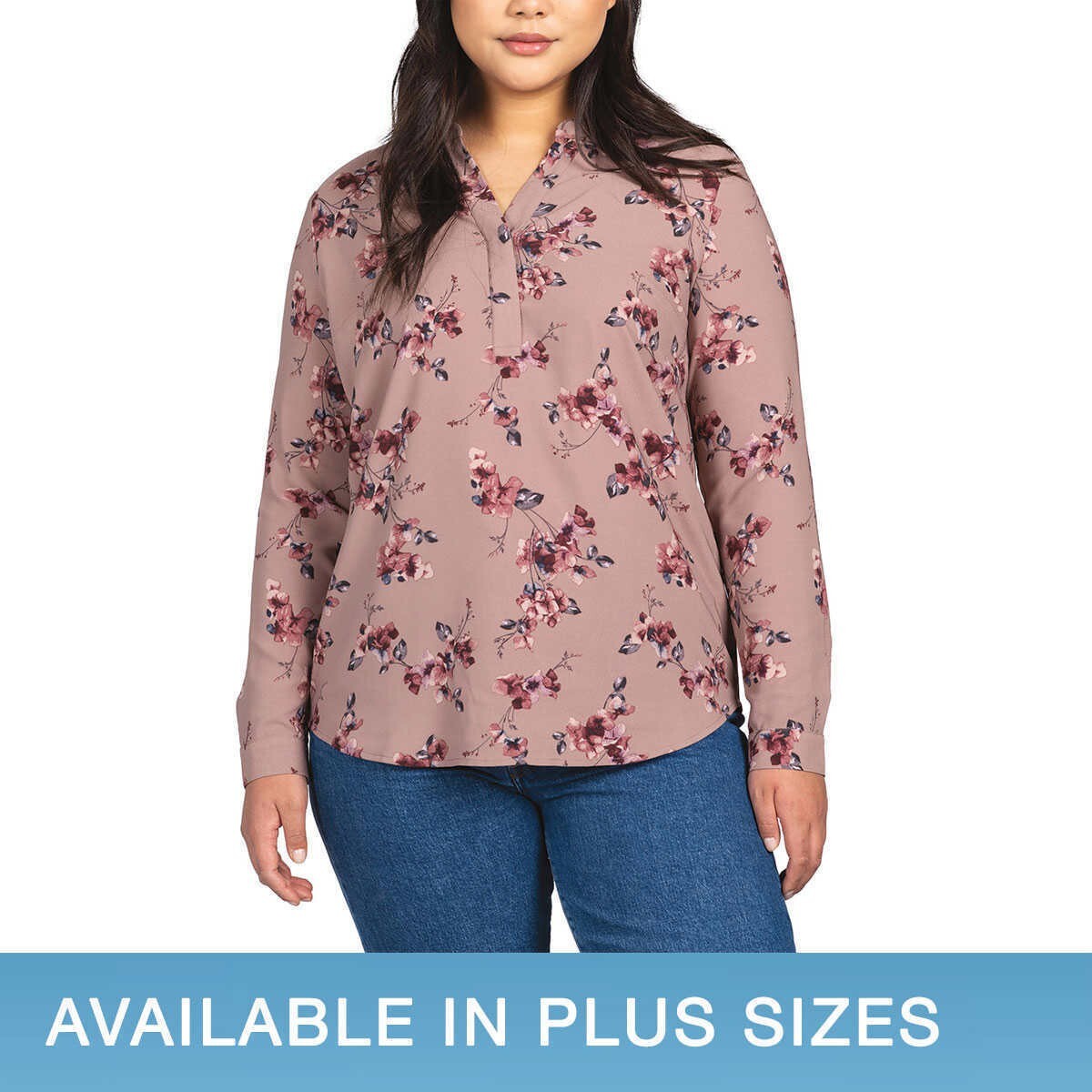 Hilary Radley Ladies’ Long Sleeve Blouse VARIATION