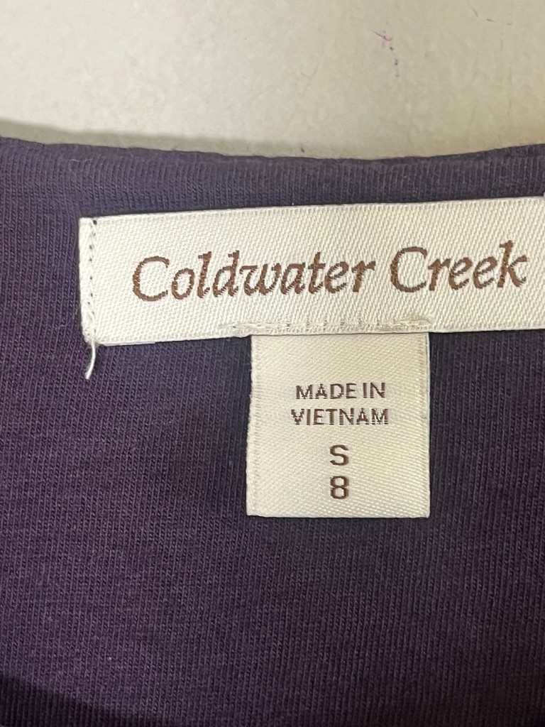 Coldwater Creek Floral Lace Top S Romantic Victorian Preppy Feminine Classic