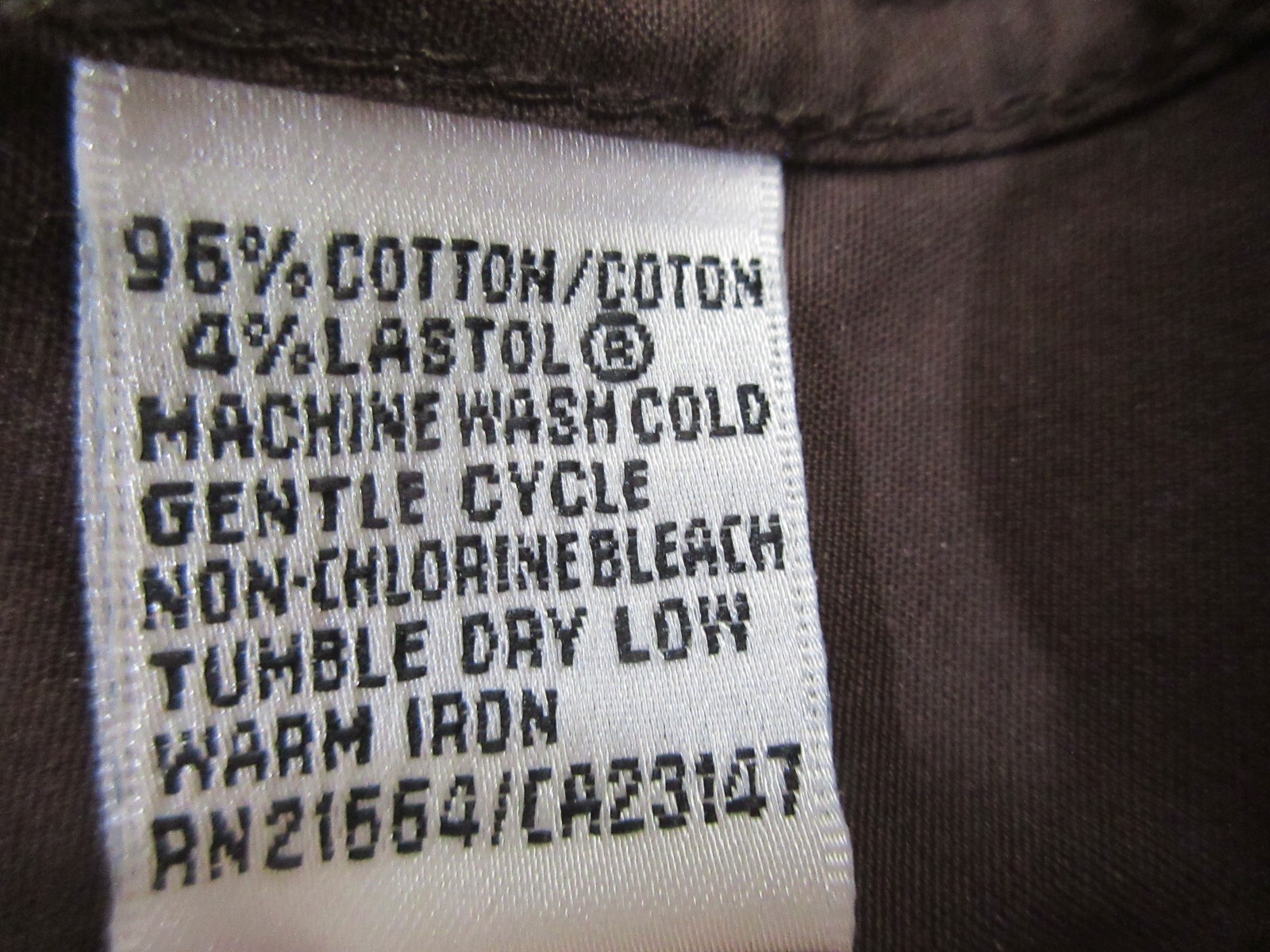 Sz 18W Talbots Shirt Brown Wrinkle Resistant Cotton Career Easy Care VERSATILE