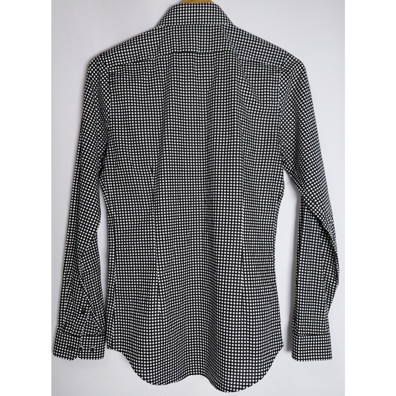 EXPRESS Extra Slim Fit Black and White Checkered Shirt Size XS