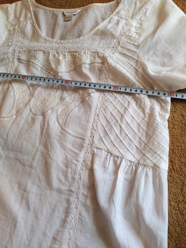women monsoon shirt white 38 / M