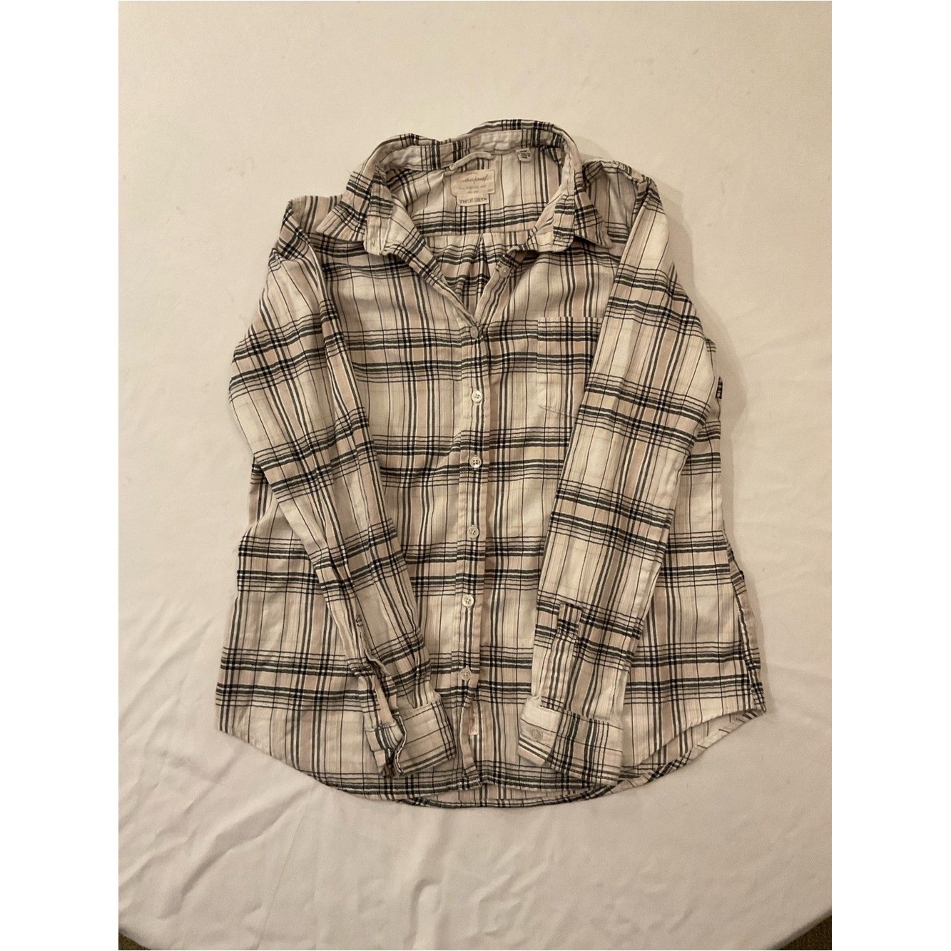 Weatherproof Plaid Button-Up Shirt