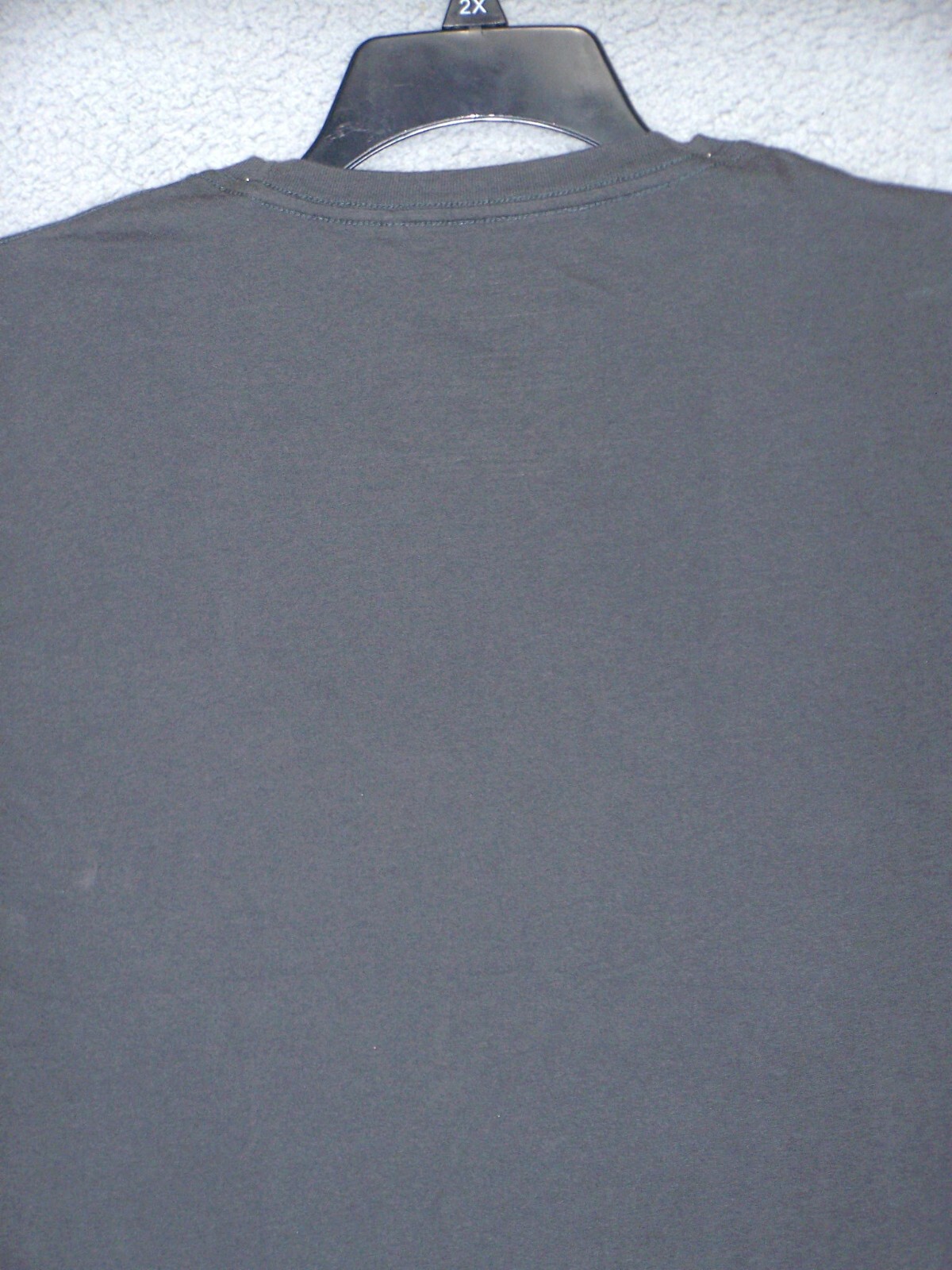 Guess Shirt Womens Extra Large Gray Slim Fit Gray Graphic Big Logo Cotton Ladies