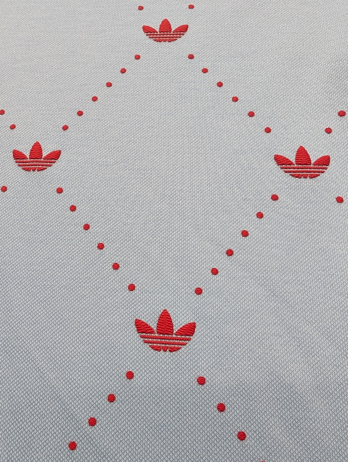 New Women’s adidas Originals Golf Polo Shirt Size Large All Over Diamond Limited