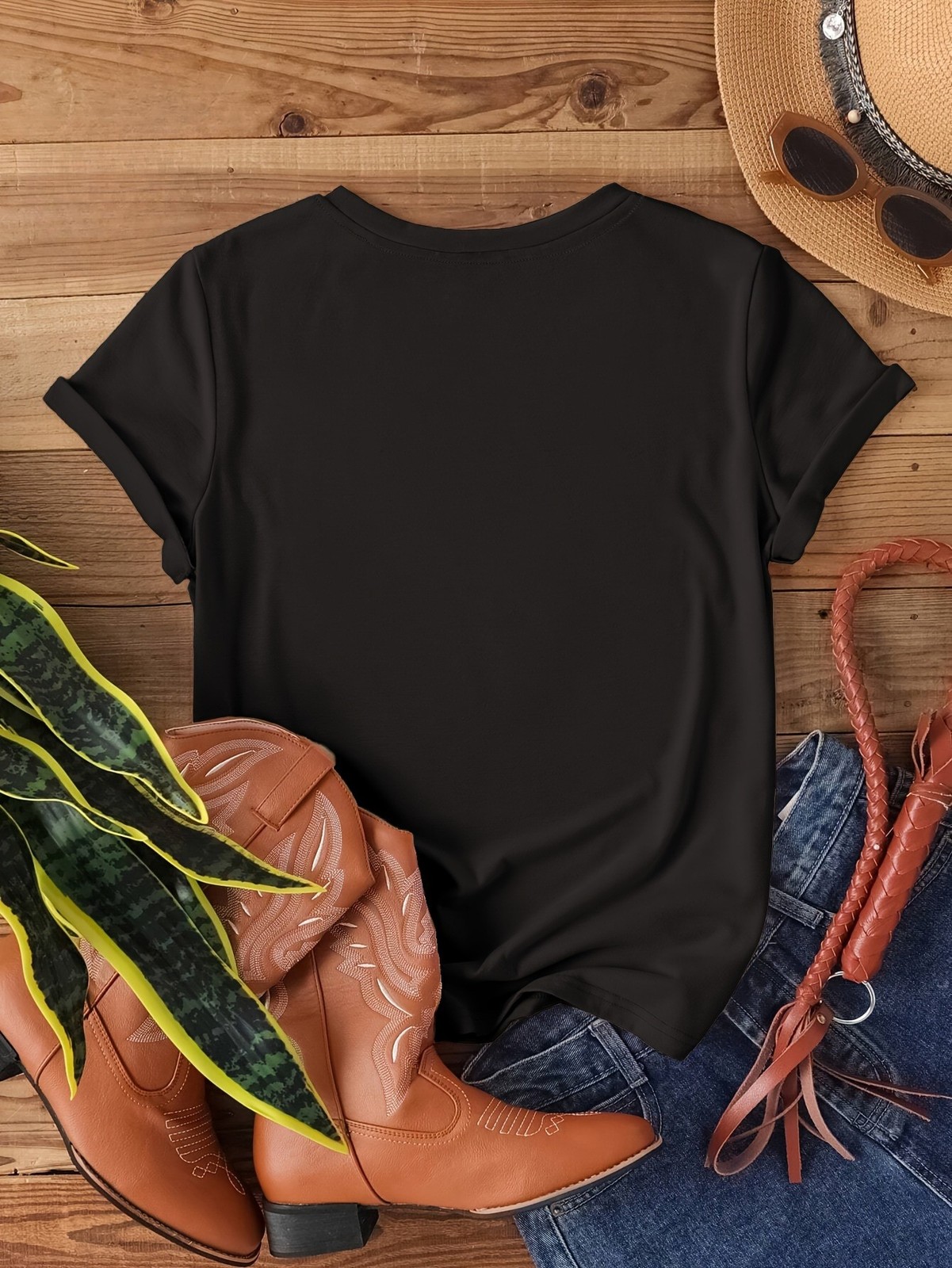 Summer Casual Short Sleeve Heart Print Crew Neck T-Shirt Women’s Tops Tee Shirt√