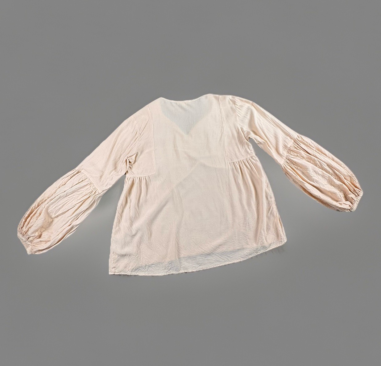 Solitaire Peasant Blouse Womens M Pink Boho Fairy Cottagecore Tunic Prairie