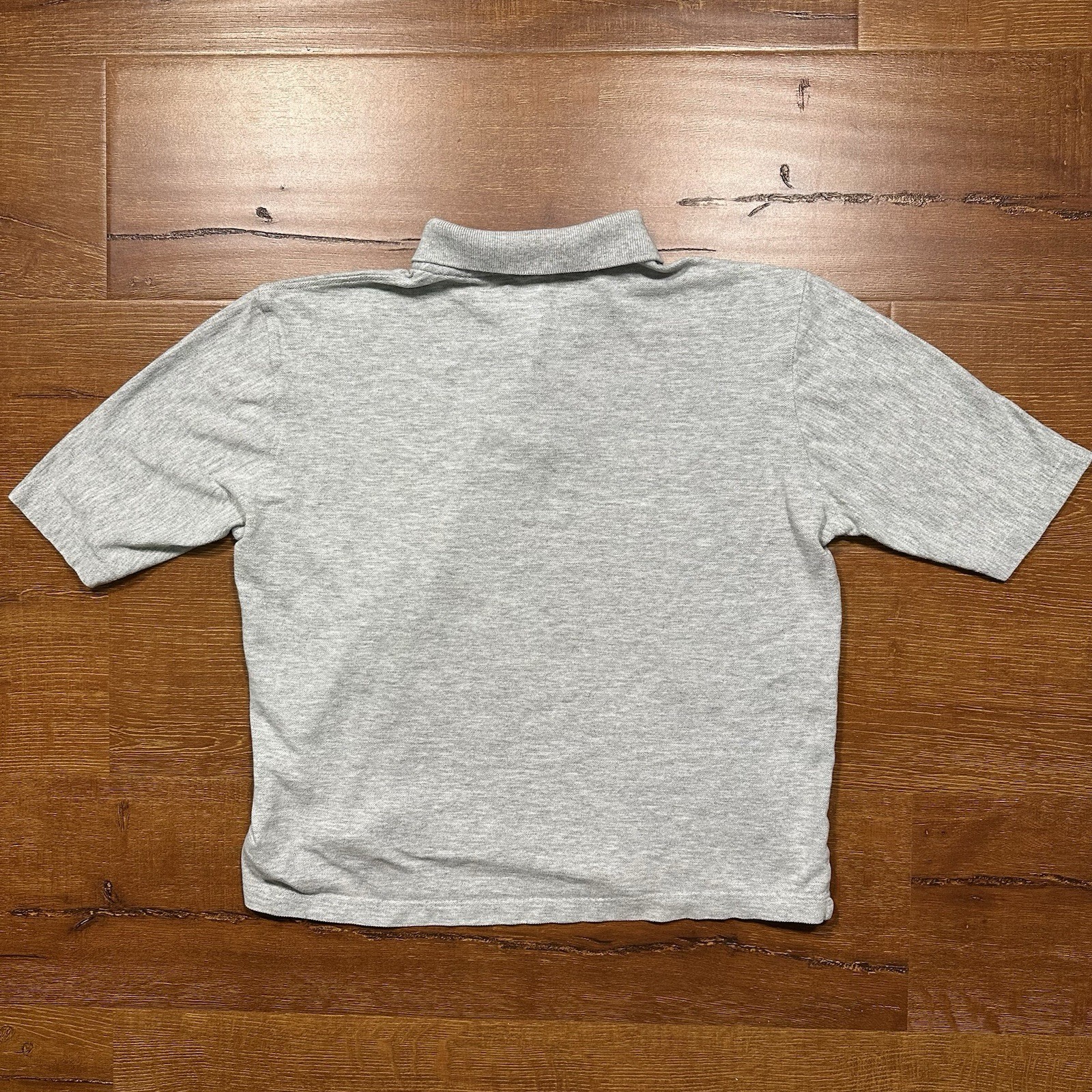 Burberry Crop Boxy Oversized Polo Shirt Women S Gray Luxury Designer City