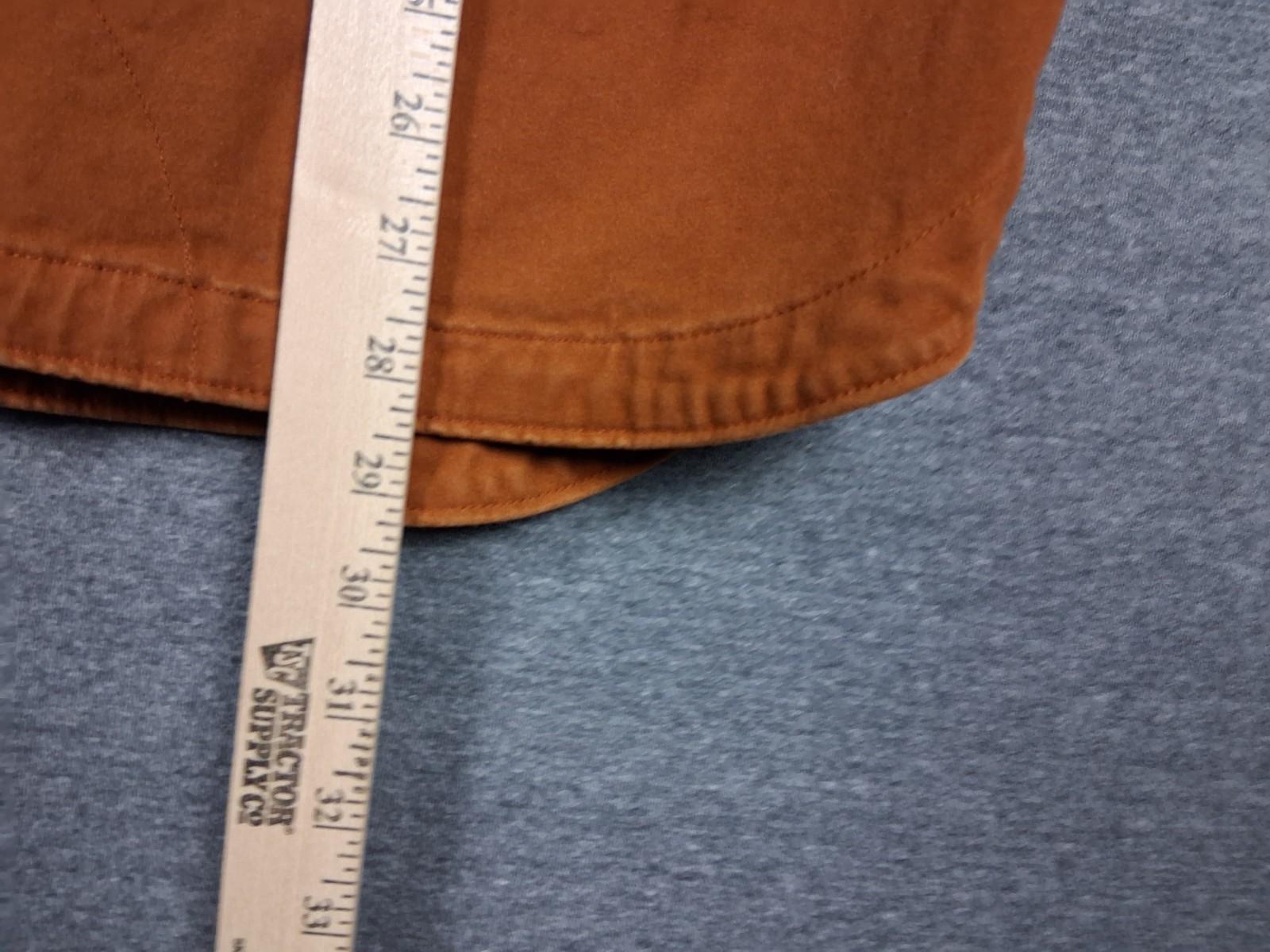 Duluth Womens Shirt 2XL Brown Moleskin Button Up Outdoor Heavy Shacket Gorp