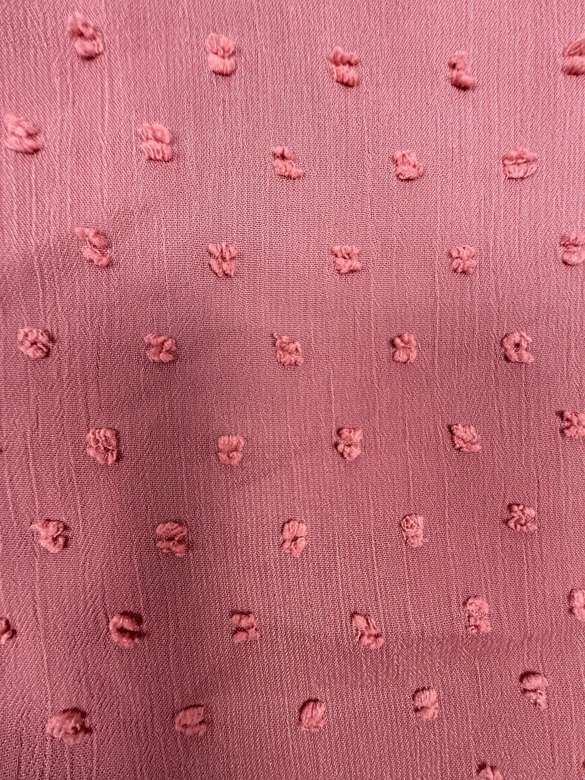 Miss Sparkling Women’s Sleeveless Mauve Top Lace Trim Textured Dot New