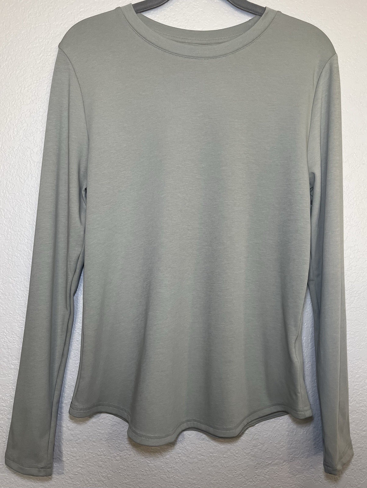 BYLT Premium Basics Drift Long Sleeve Top Willow Women’s Size Medium