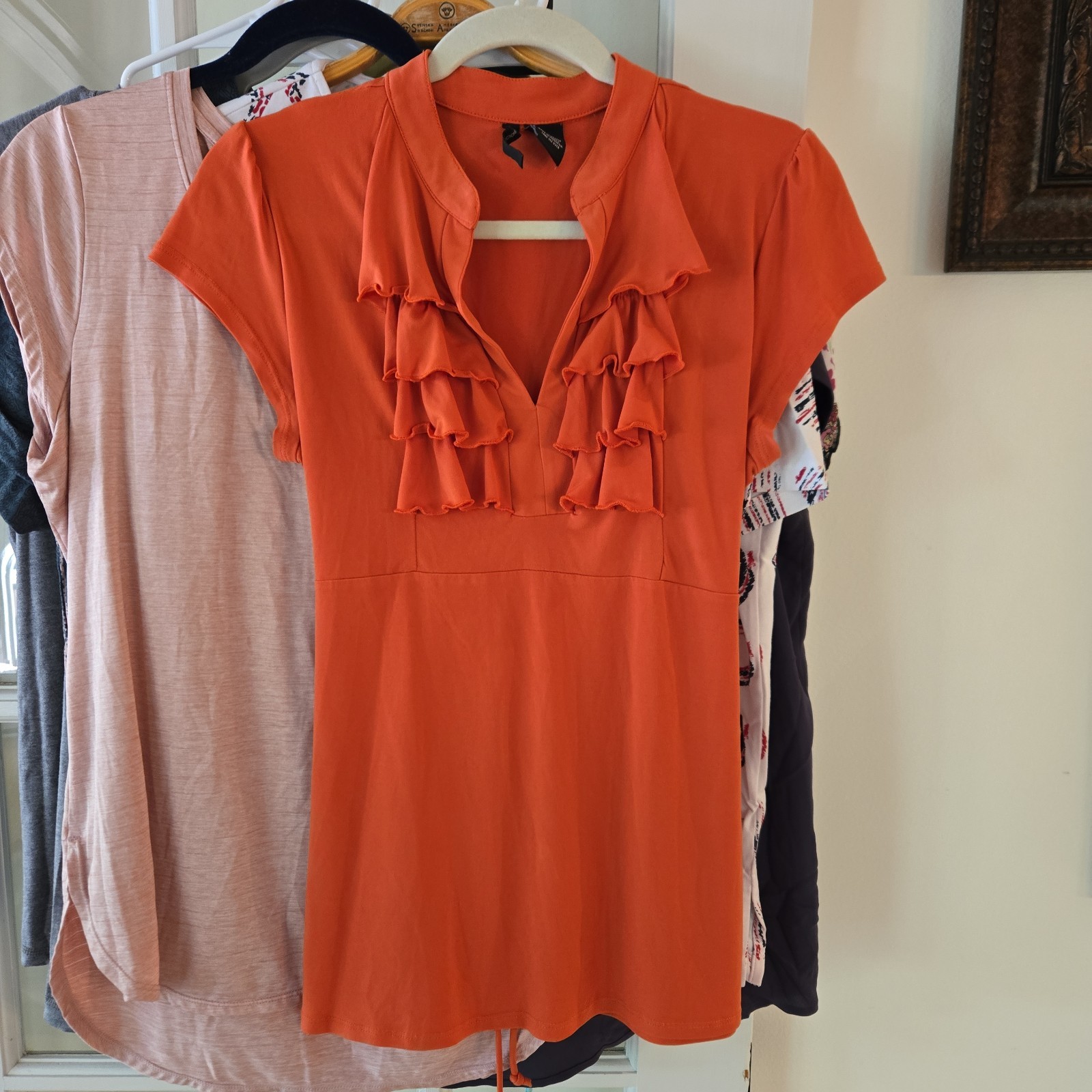 Lot of 11 Women’s Large Mixed Brands and Colors Sleeveless & Short Sleeve Shirts