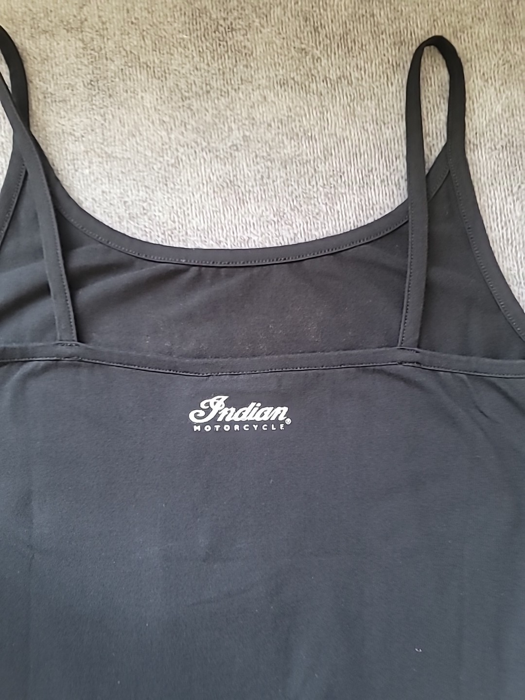 Indian Motorcycle Women’s Small Script Logo Cami Black | 286478702