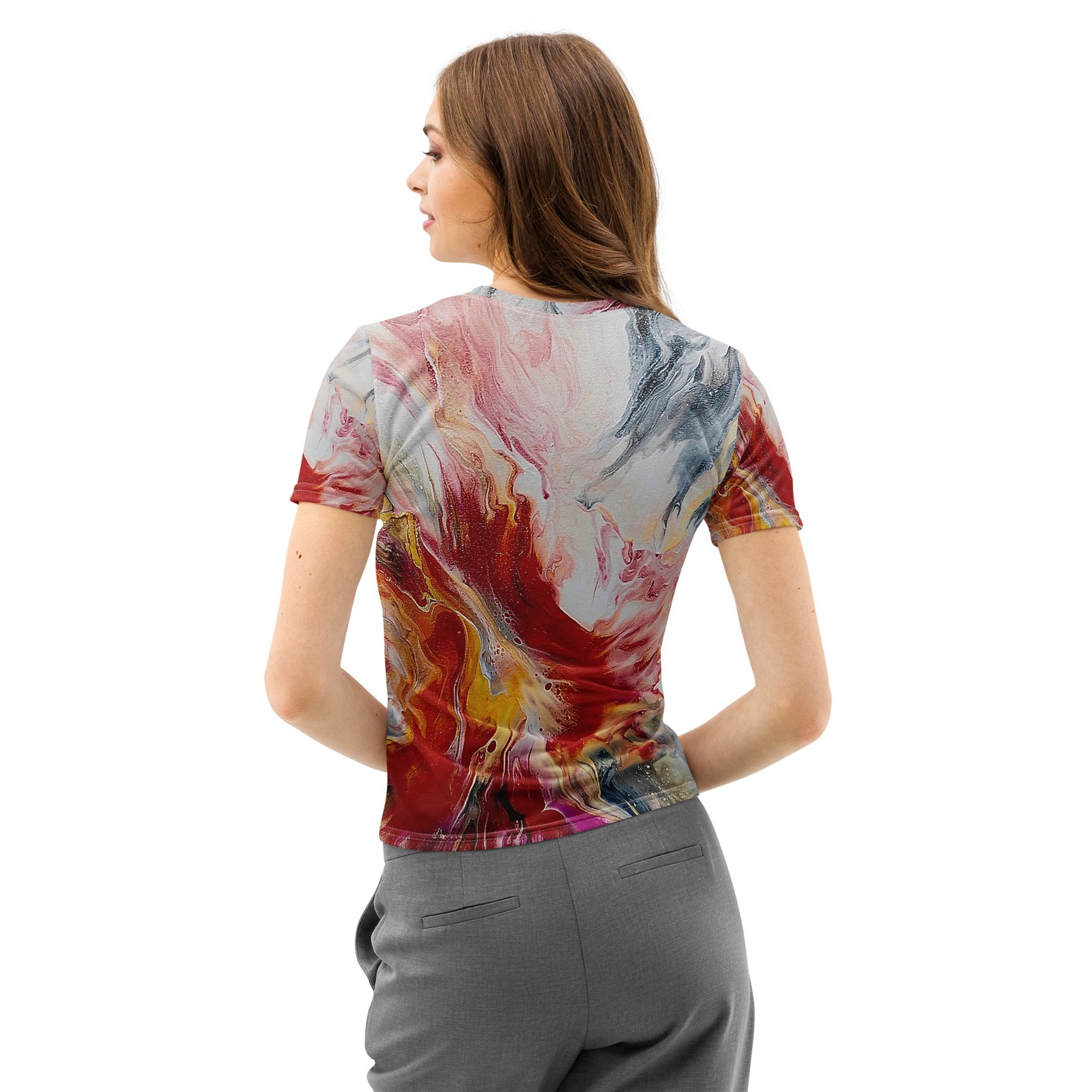 Women’s cotton crew neck t-shirt