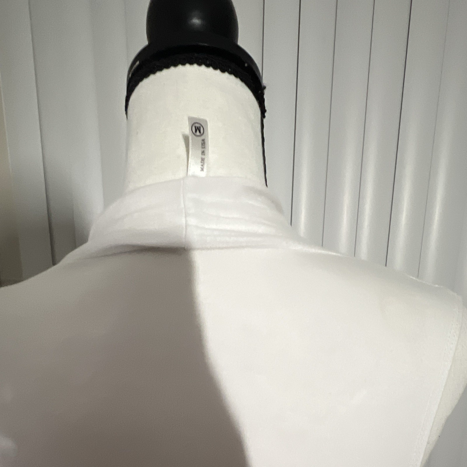Azules Women’s White Solid Open Front Lightweight Sleeveless Collared Vest M