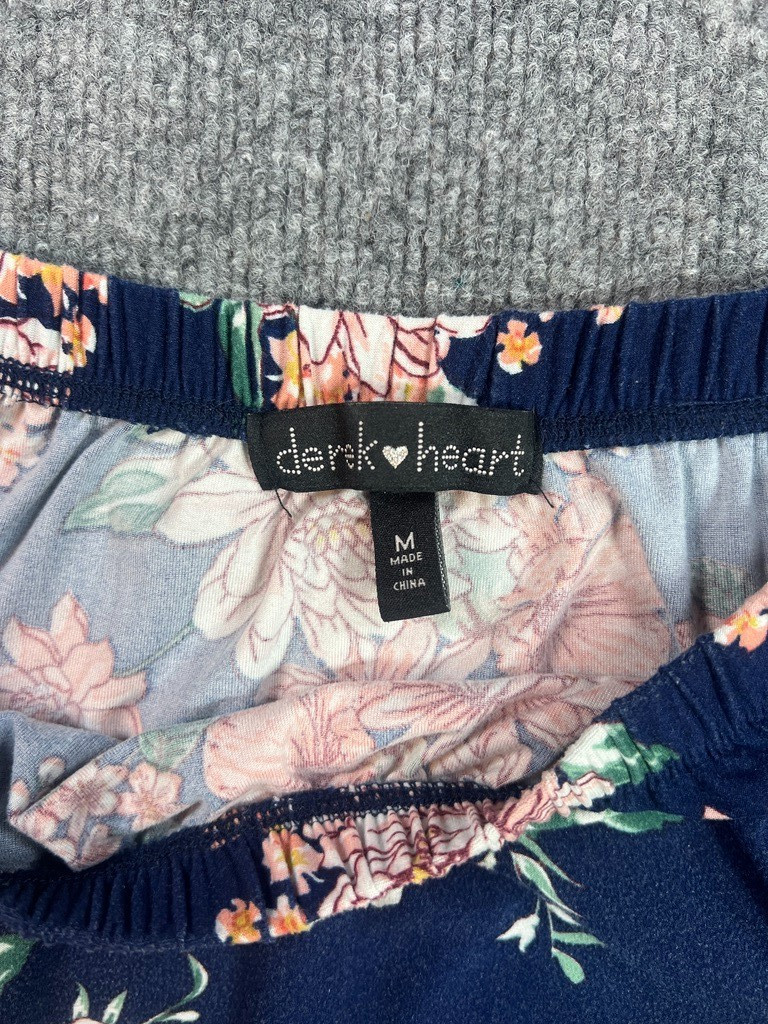 Daily Ritual Women’s Floral Blouse Medium Boho Cottagecore Lounge Off Shoulder